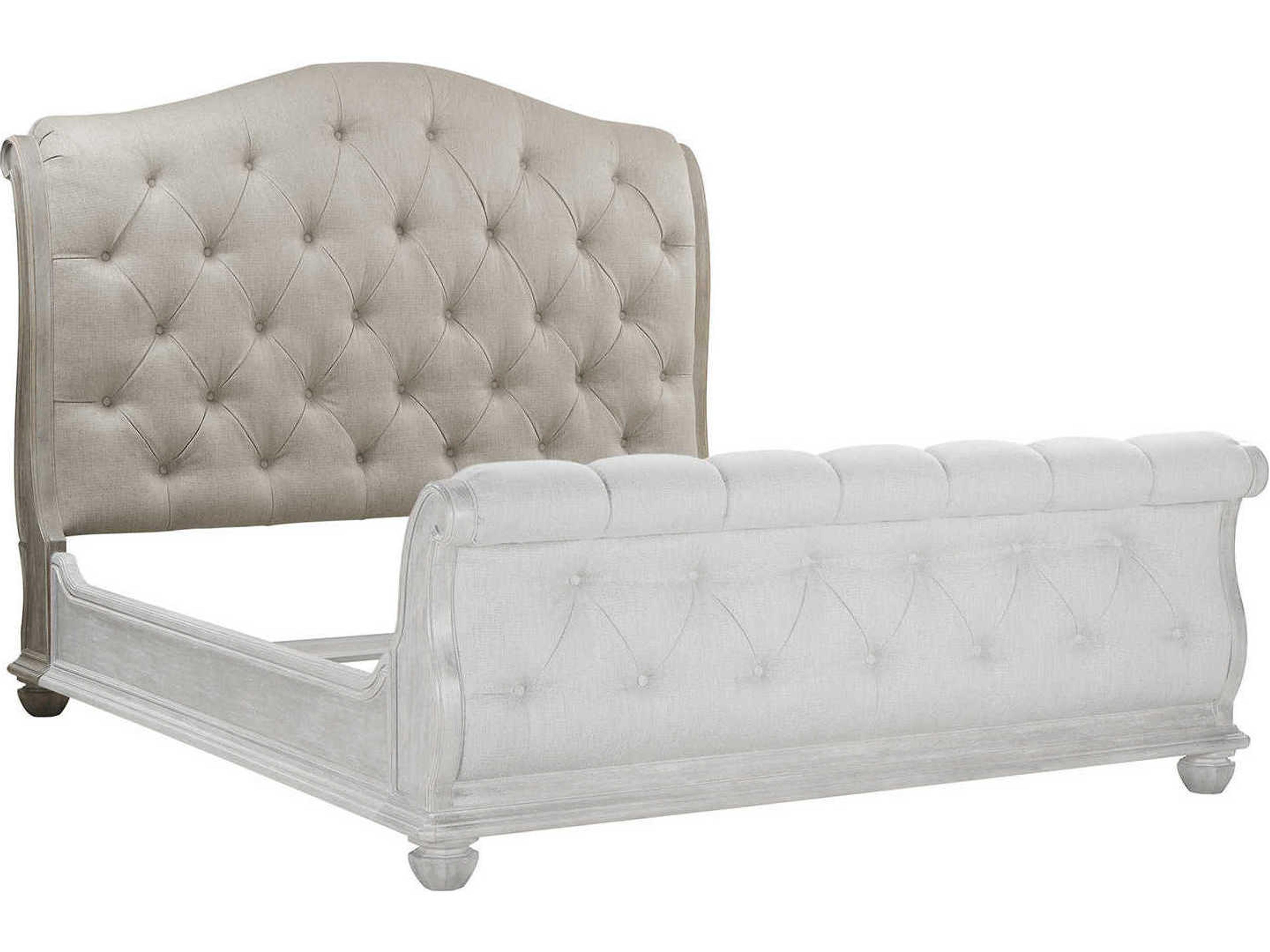 Summer Creek Shoals Queen Upholstered Tufted Sleigh Headboard