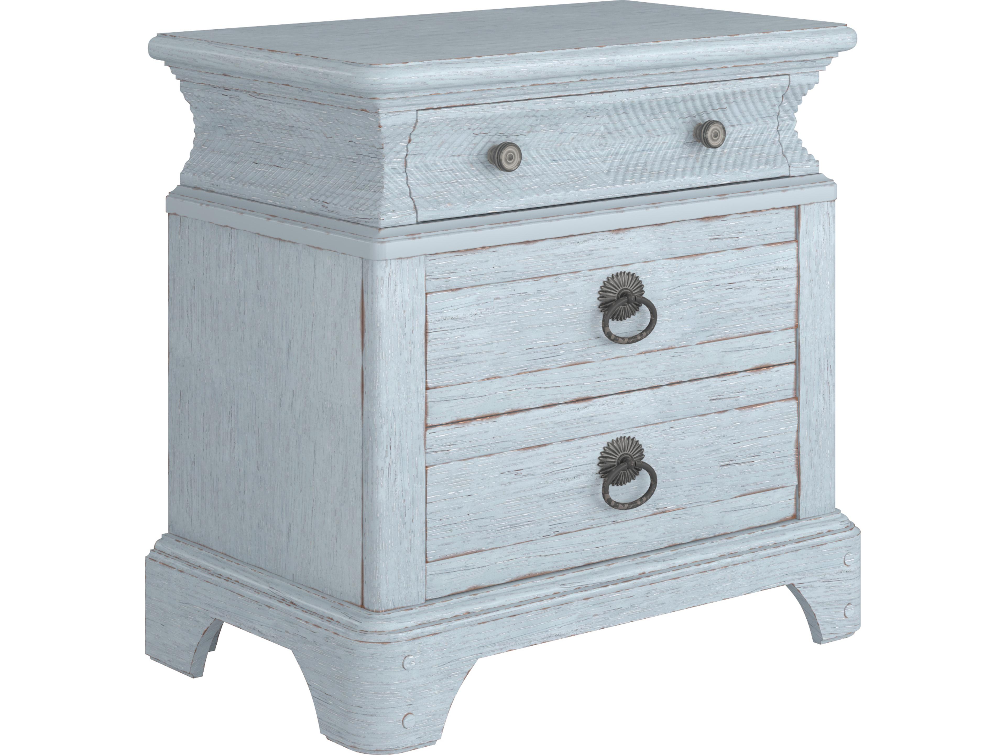 Summer Creek 3-Drawers Parrawood Nightstand