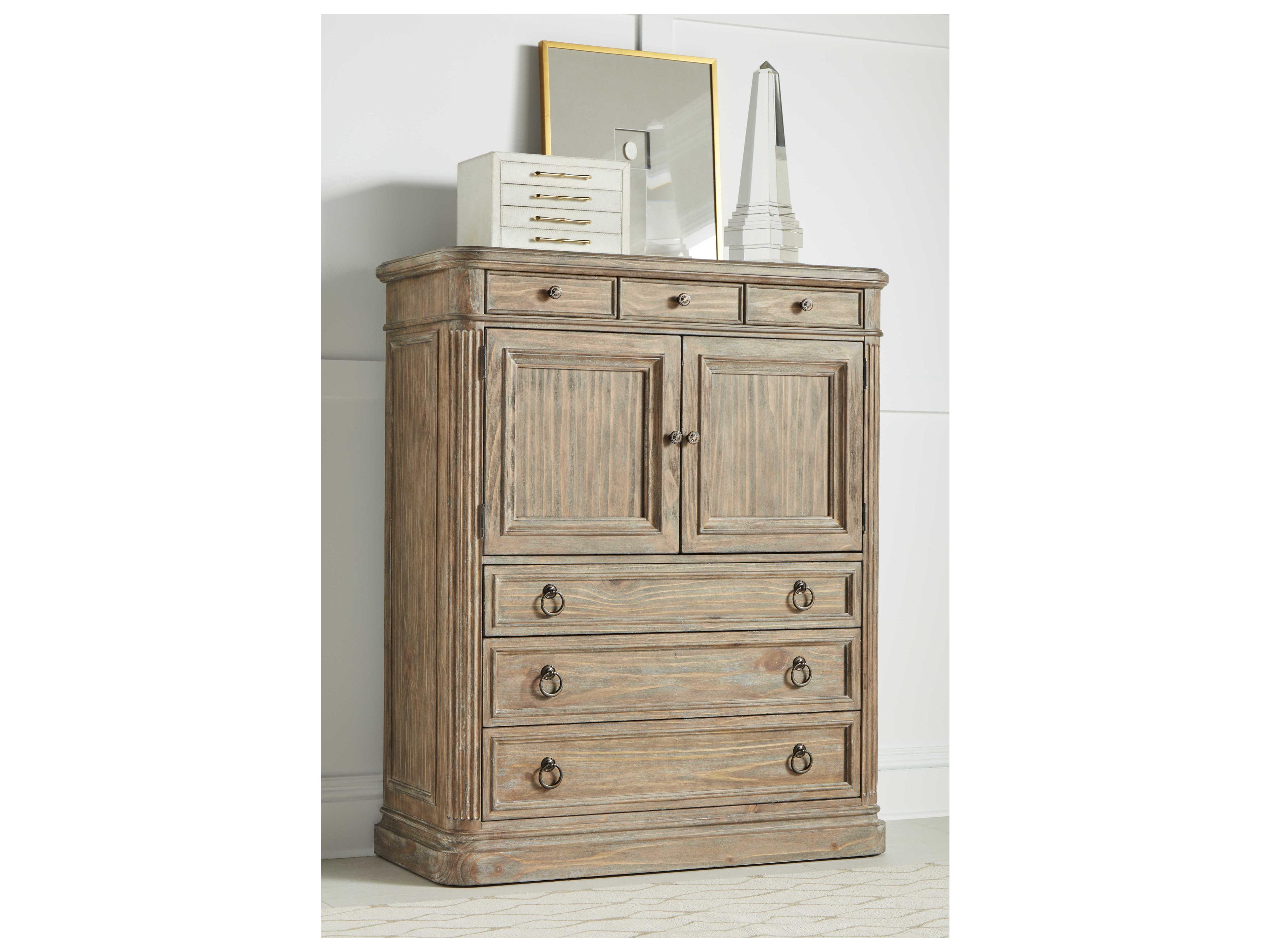 A.R.T. Furniture Architrave Almond Brown Pine Wood Accent Chest
