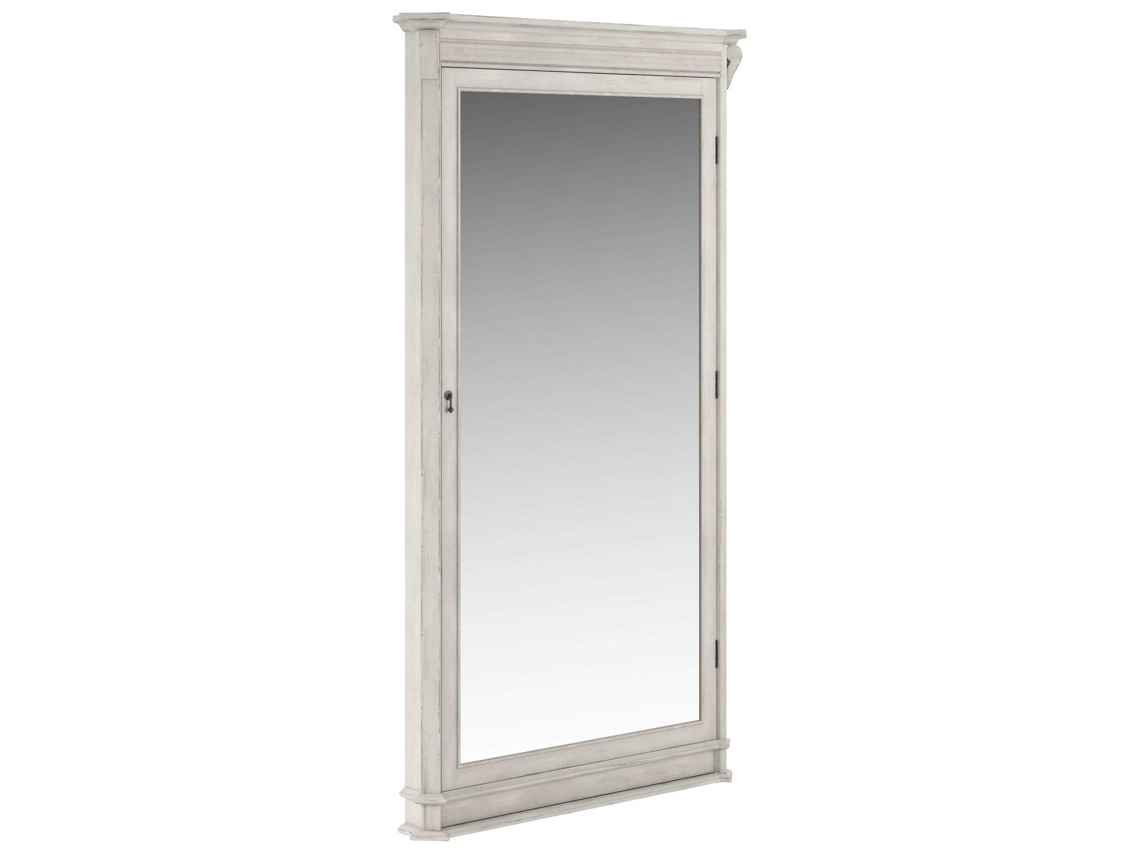 Alcove Rectangular Belgian Ivory Floor Mirror