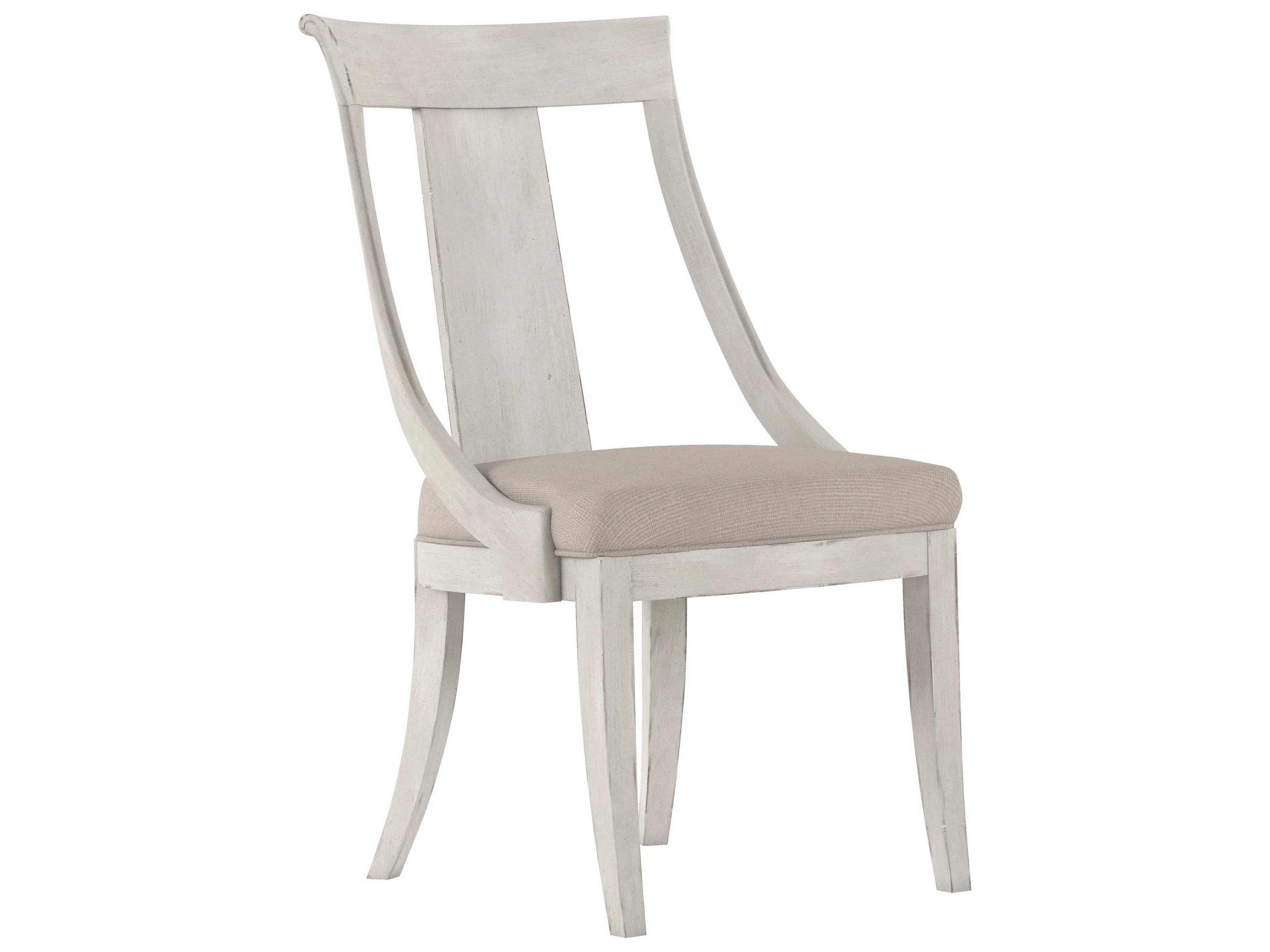 Alcove Alder Wood Beige Upholstered Side Dining Chair Set of 2