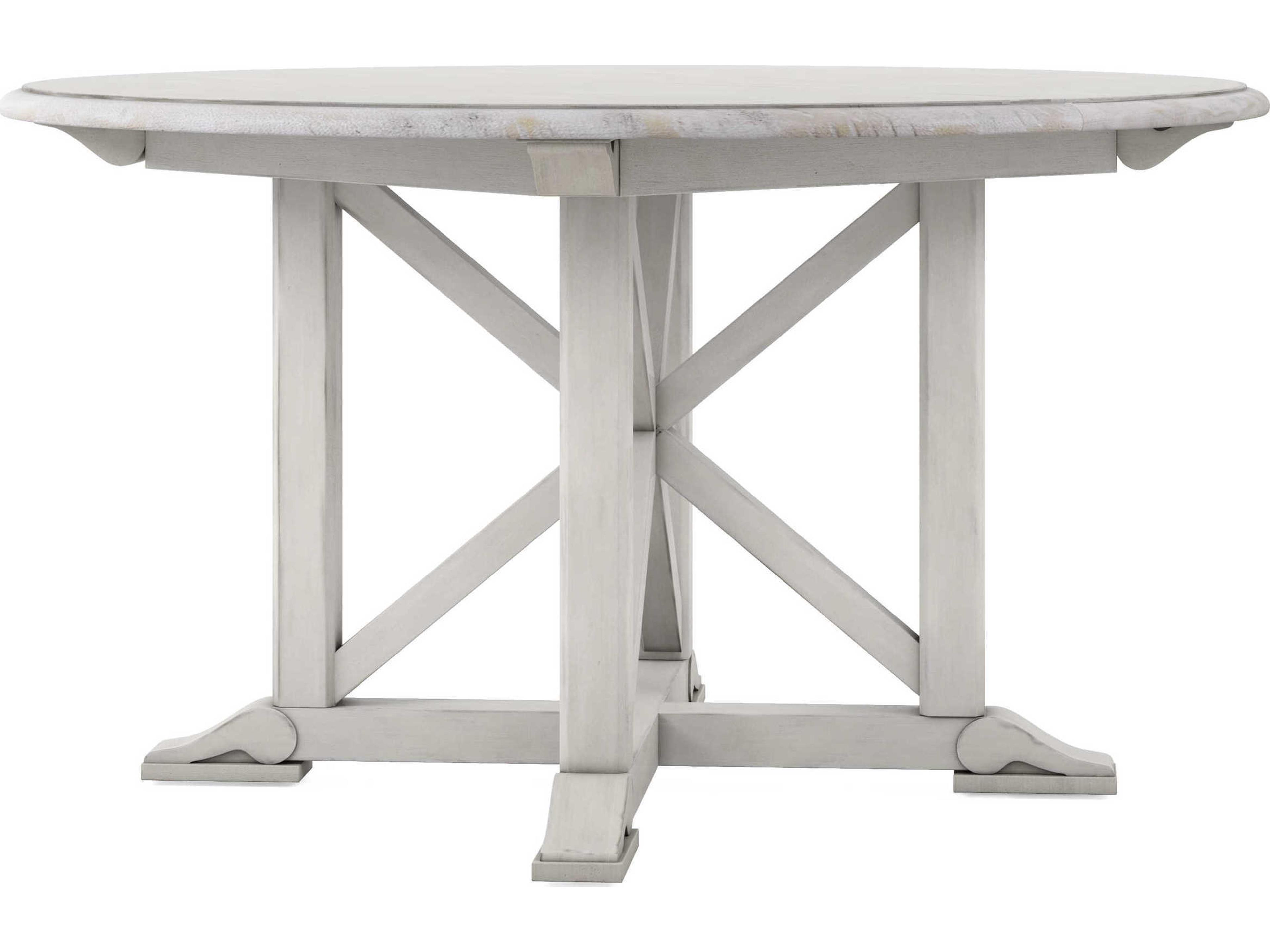 Alcove Round Wood Belgian Ivory Dining Table