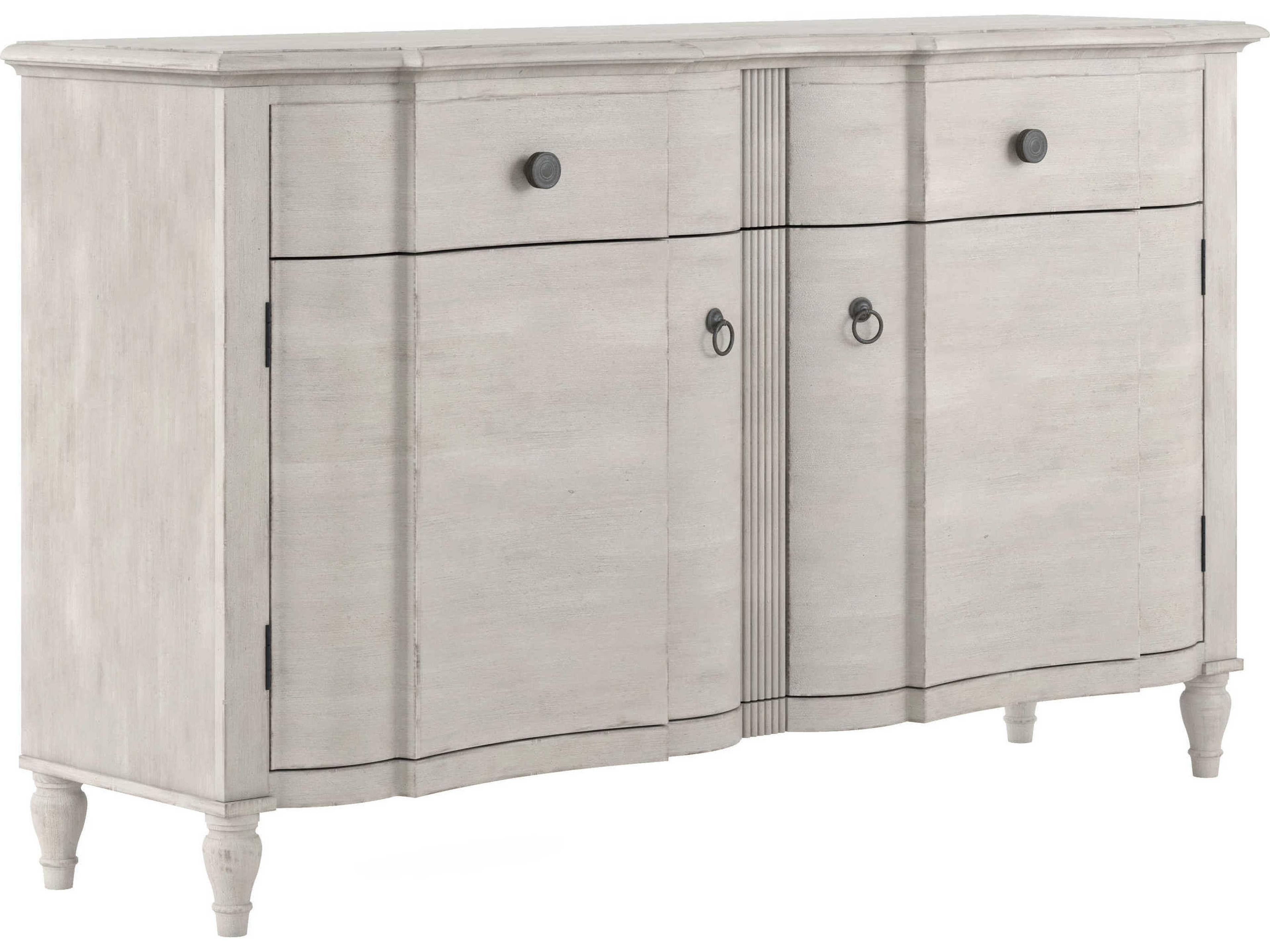 Alcove 68" Acacia Wood Belgian Ivory Sideboard