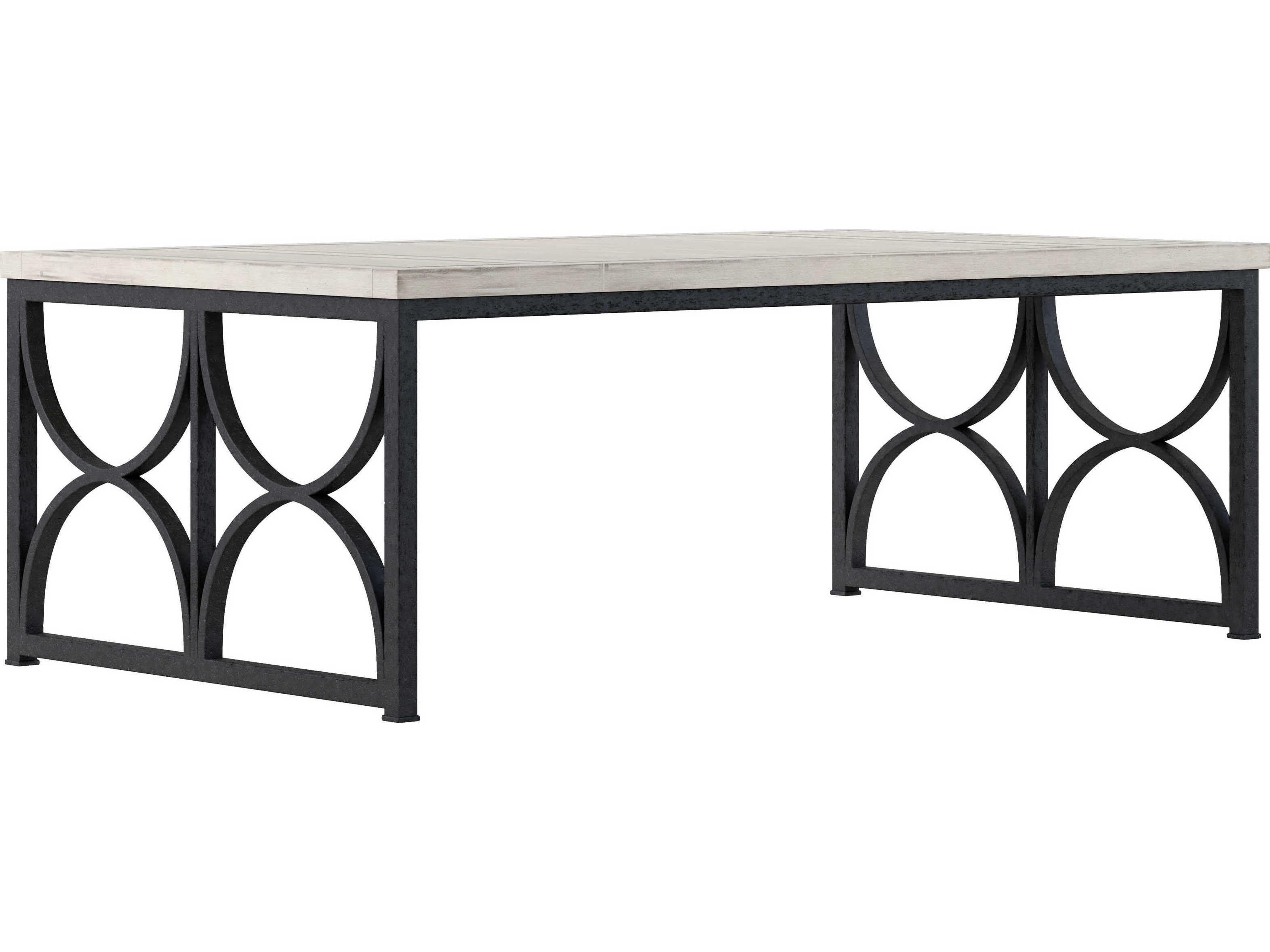 Alcove Rectangular Wood Belgian Ivory Cocktail Table