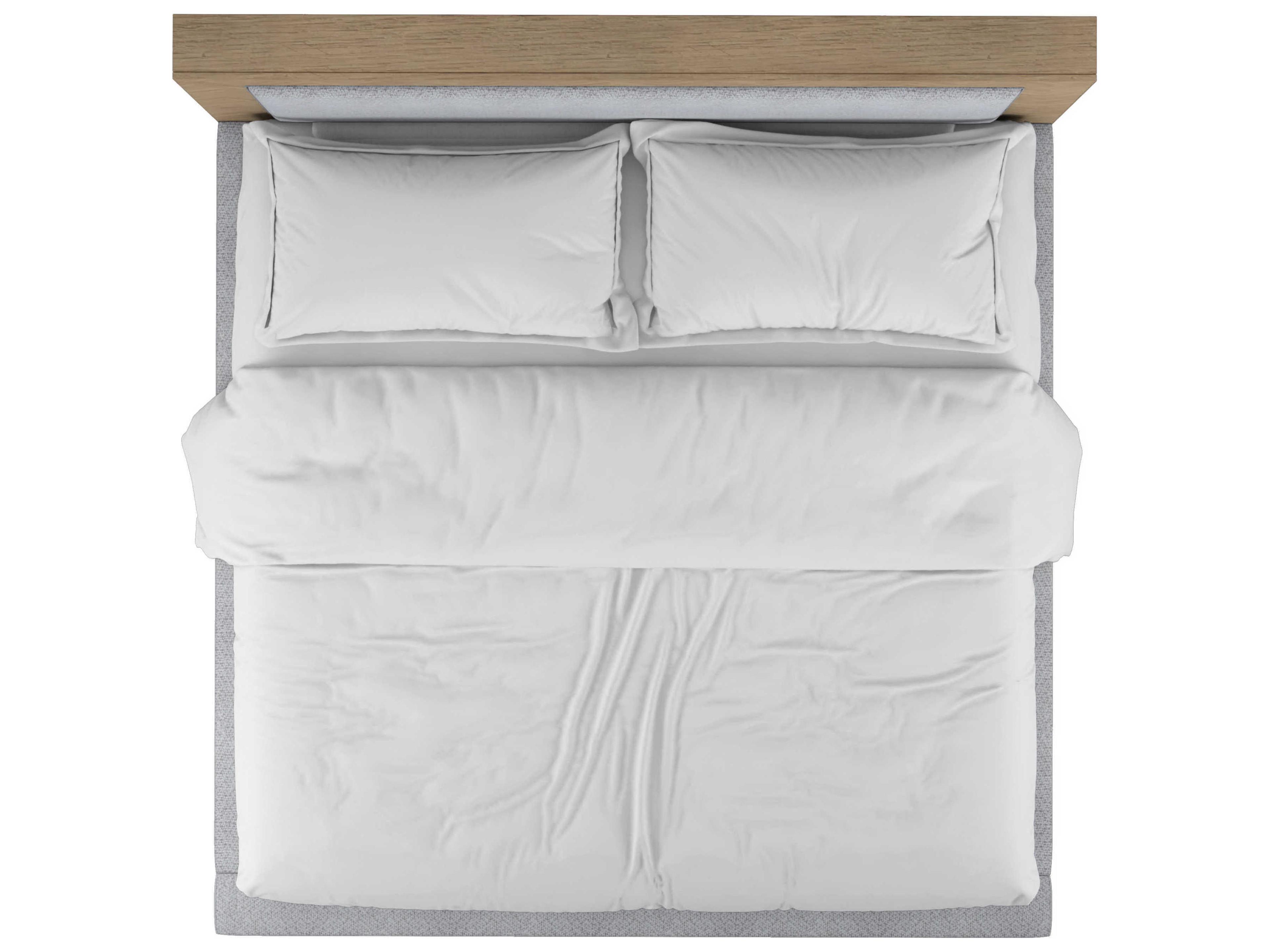 A.R.T. Furniture Garrison Washed Oak Beige Parrawood Wood Queen Platform Bed