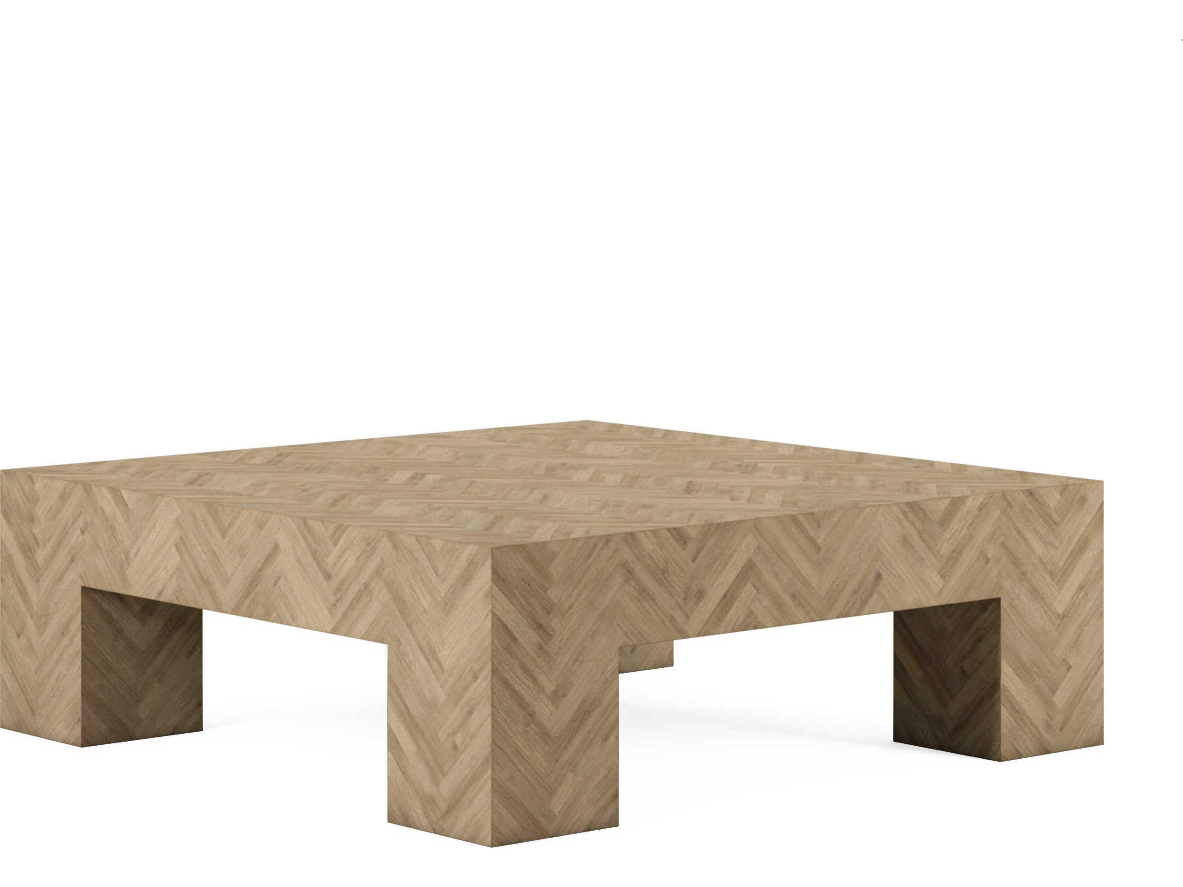 Garrison Square Washed Oak Cocktail Table