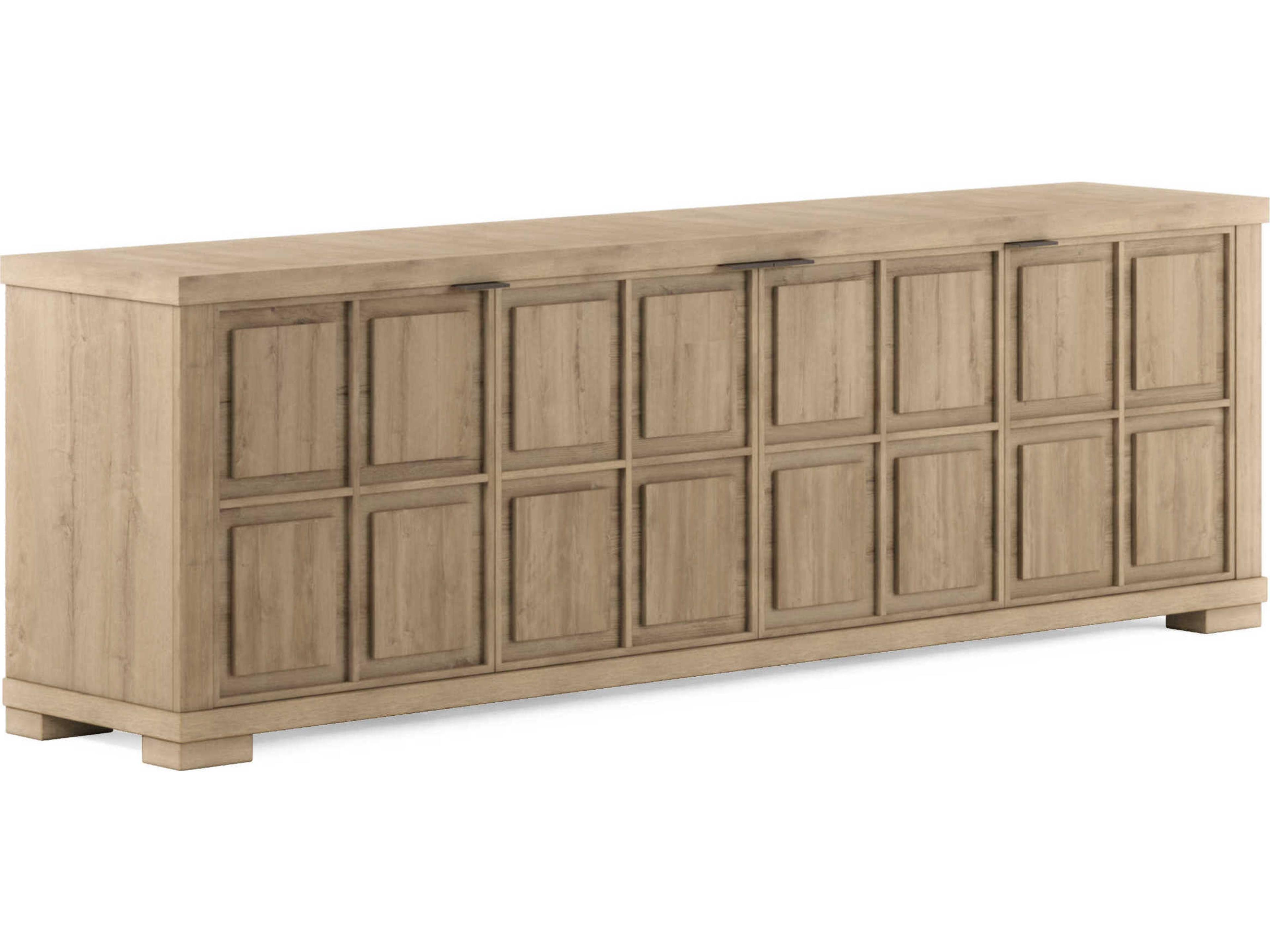 Garrison 94" Parrawood Washed Oak Media Console