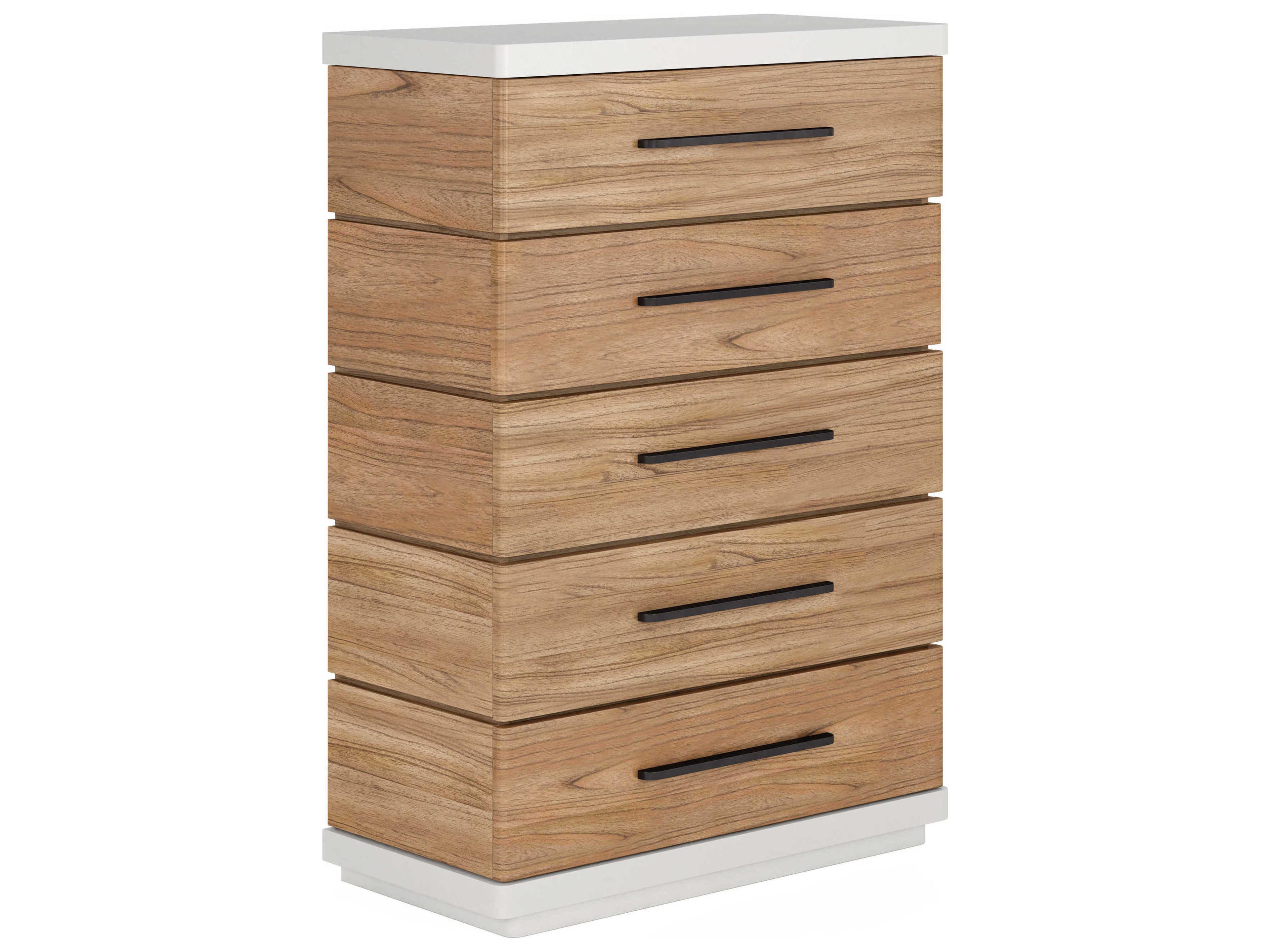 Portico Sienna Brown Parrawood Accent Chest