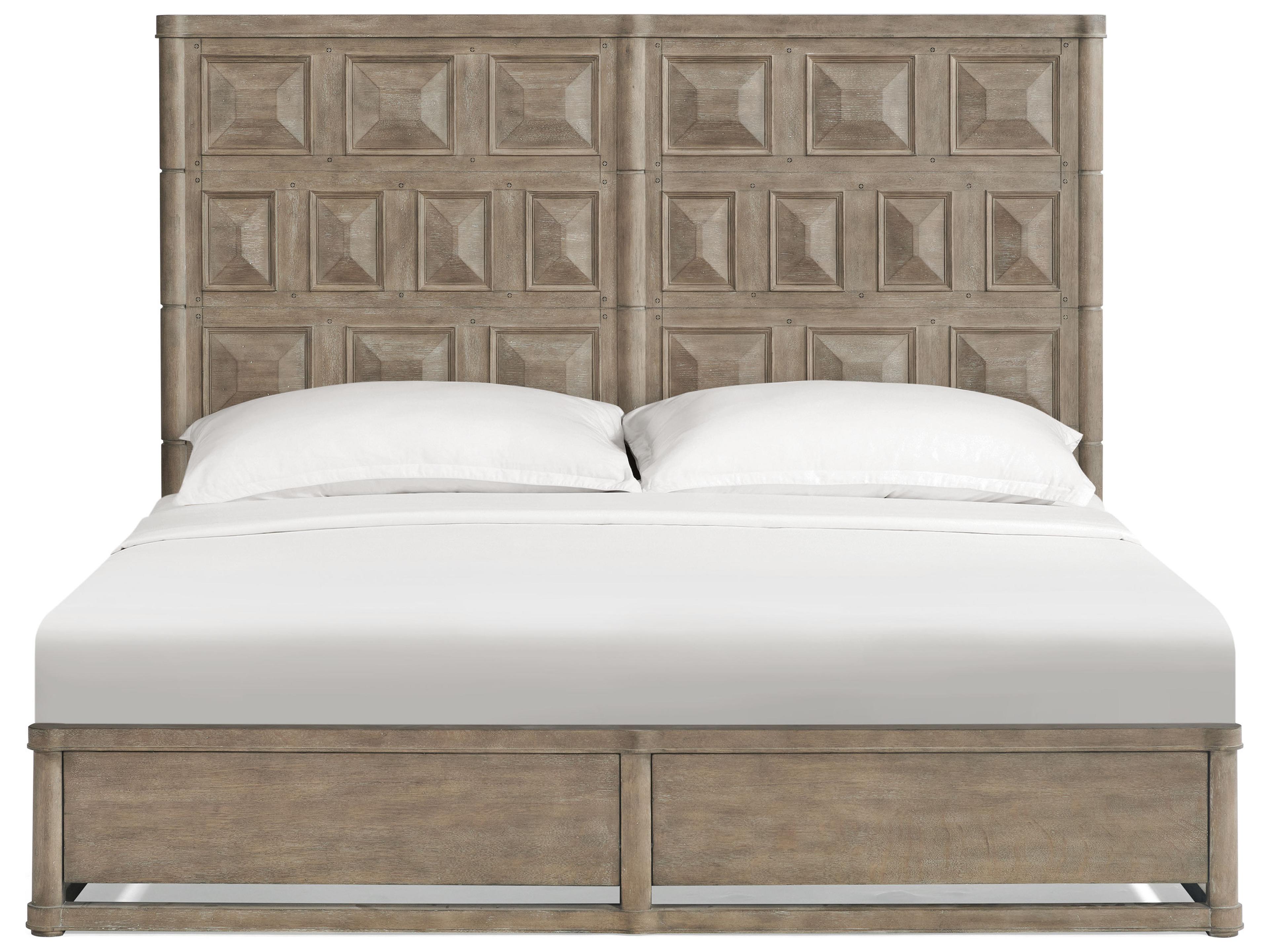 A.R.T. Furniture Reforma Tapenade Brown Parrawood Wood King Panel Bed