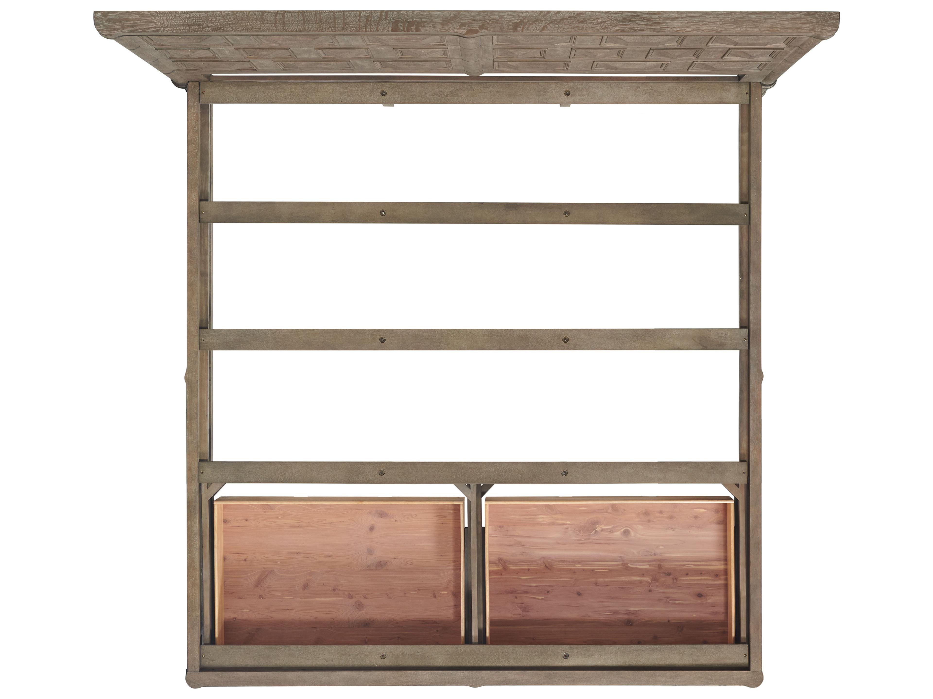 A.R.T. Furniture Reforma Tapenade Brown Parrawood Wood King Panel Bed