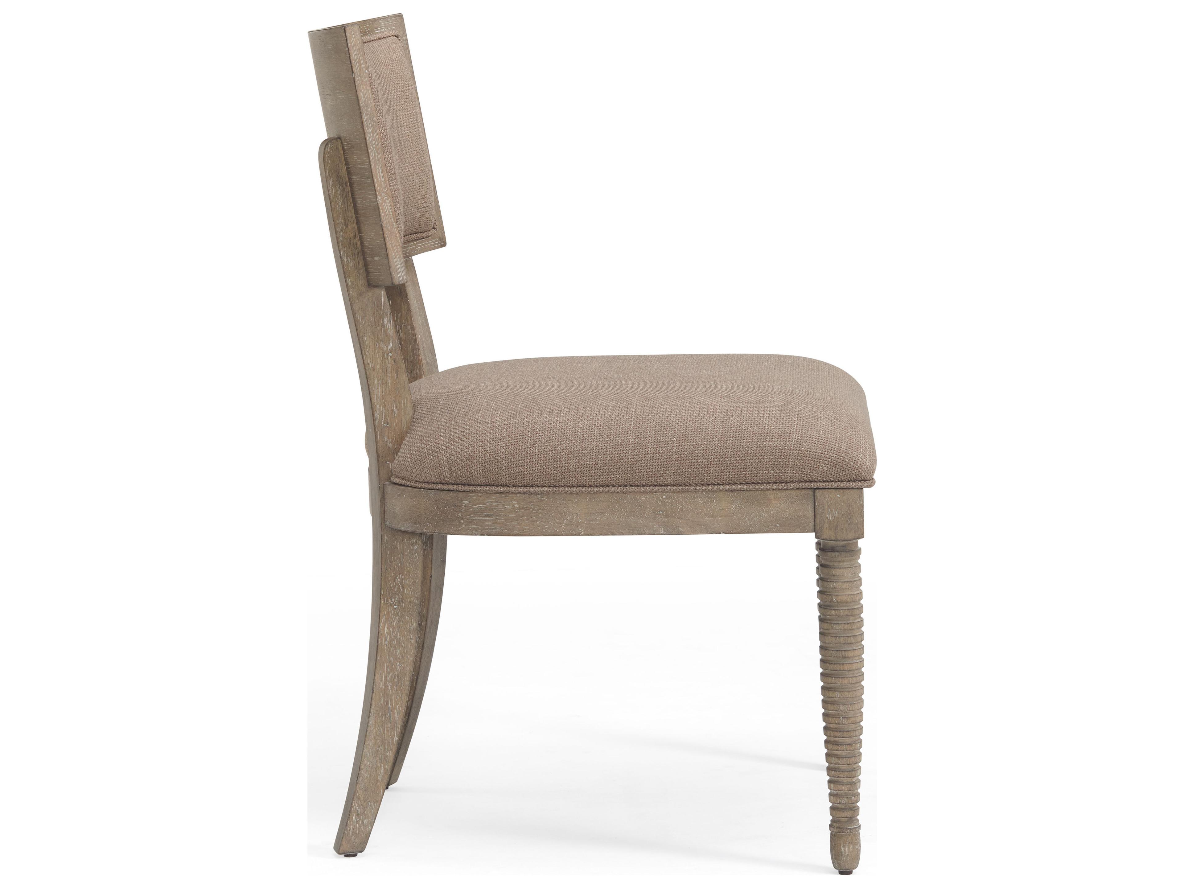 A.R.T. Furniture Reforma Parrawood Brown Upholstered Armless Dining Chair, Set of 2