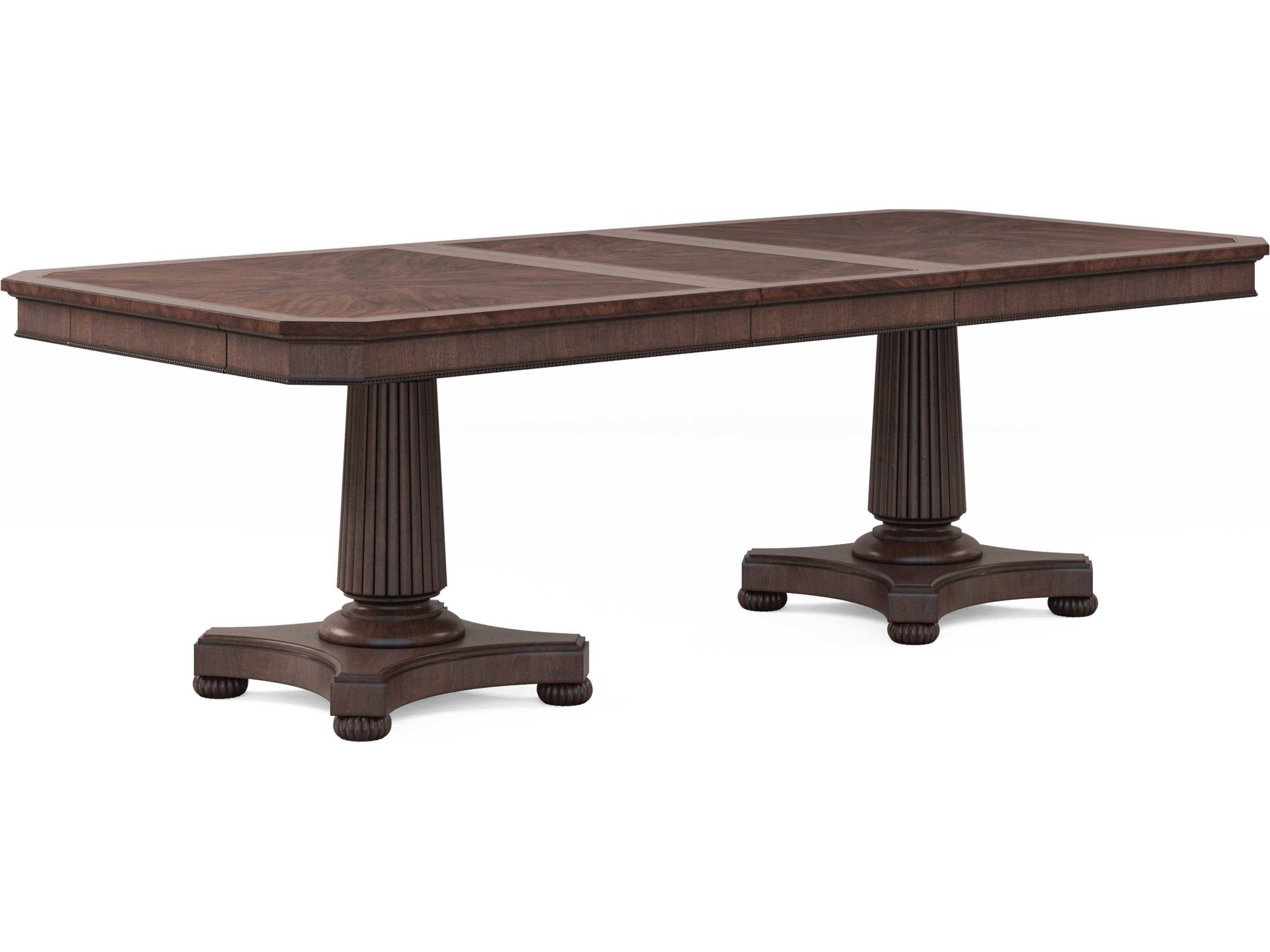 Revival Rectangular Wood Napa Mahogany Dining Table