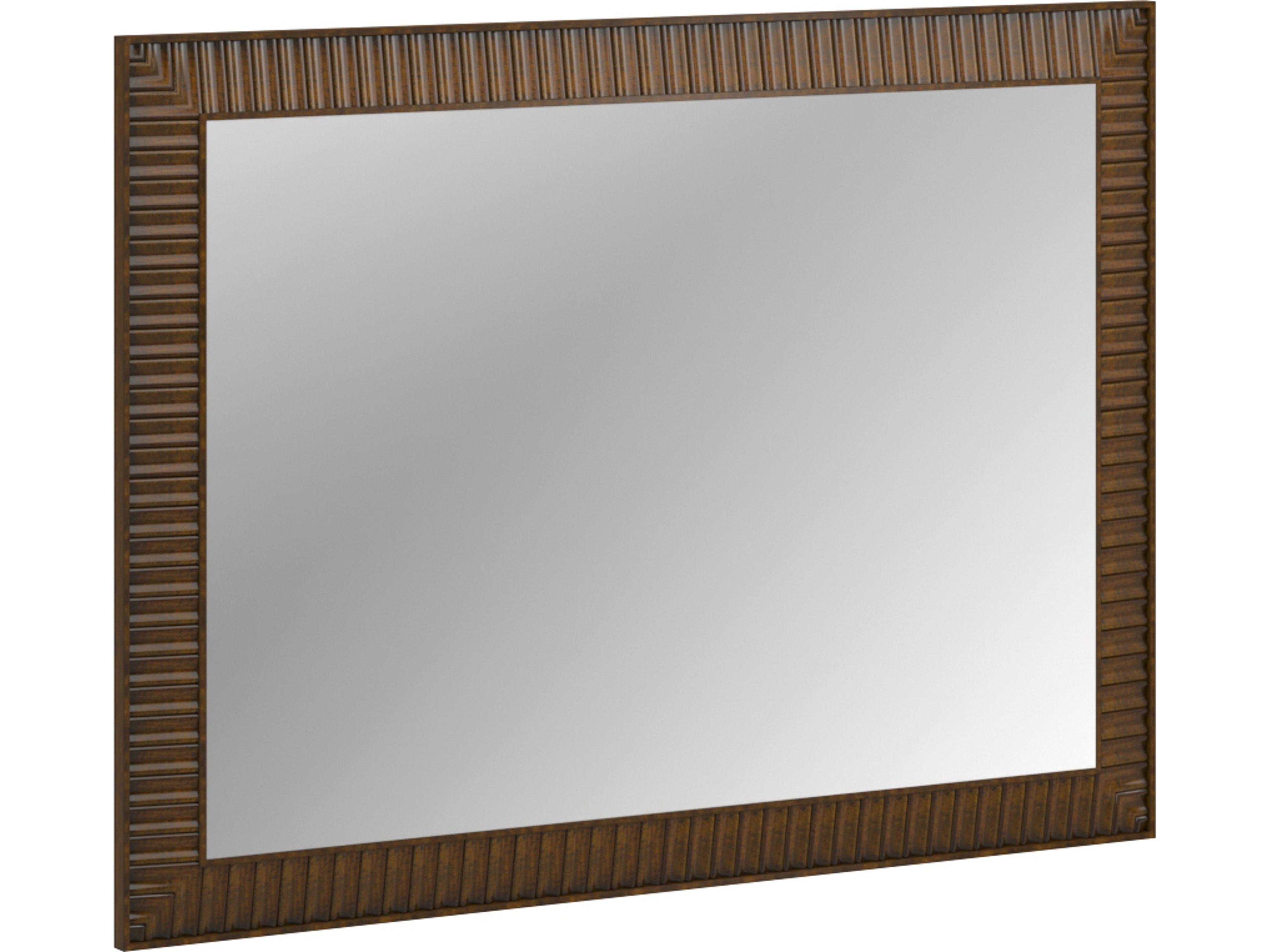 Eave Brown Hazelnut Wall Mirror Rectangular