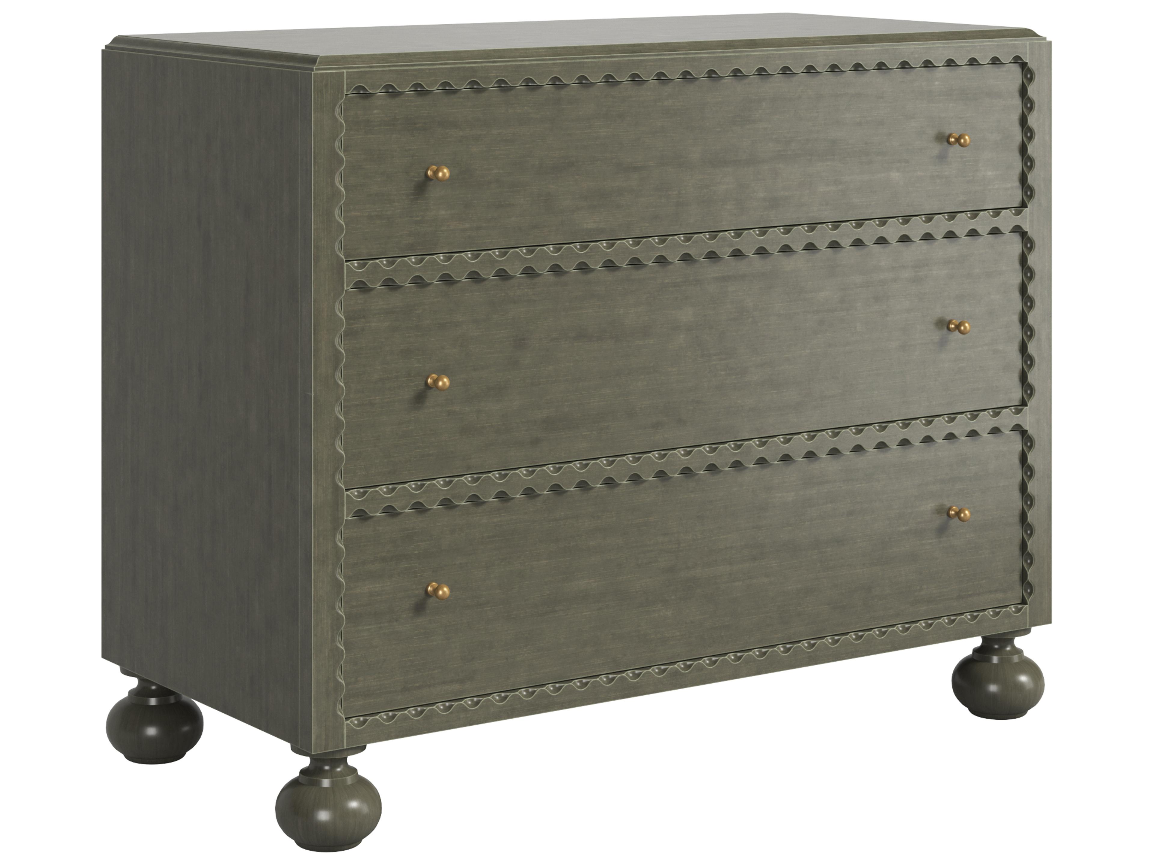 Harbor Green Deep Woods Gray Accent Chest