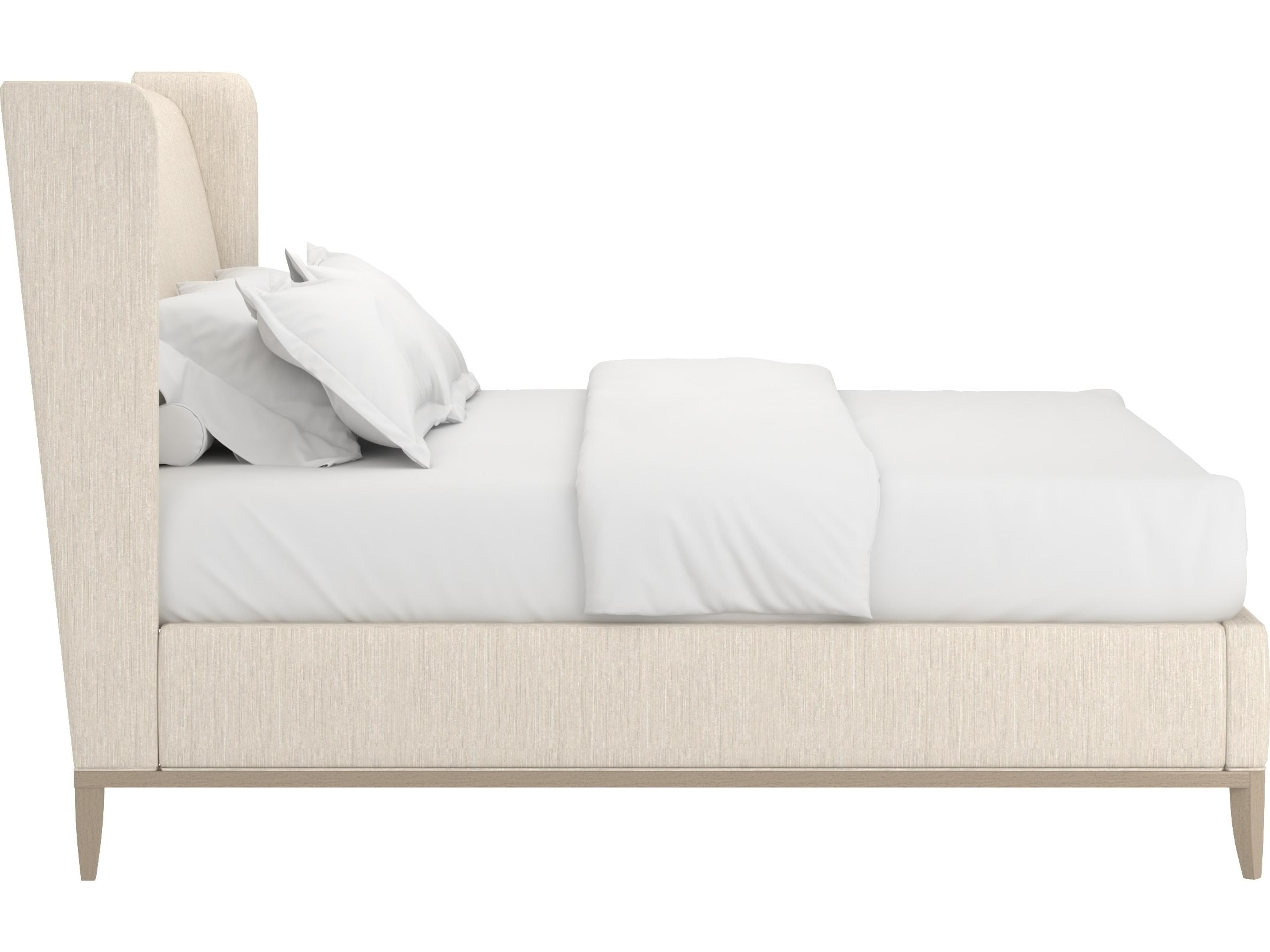 A.R.T. Furniture Upholstered Bed Program Beige Parrawood King Shelter Bed