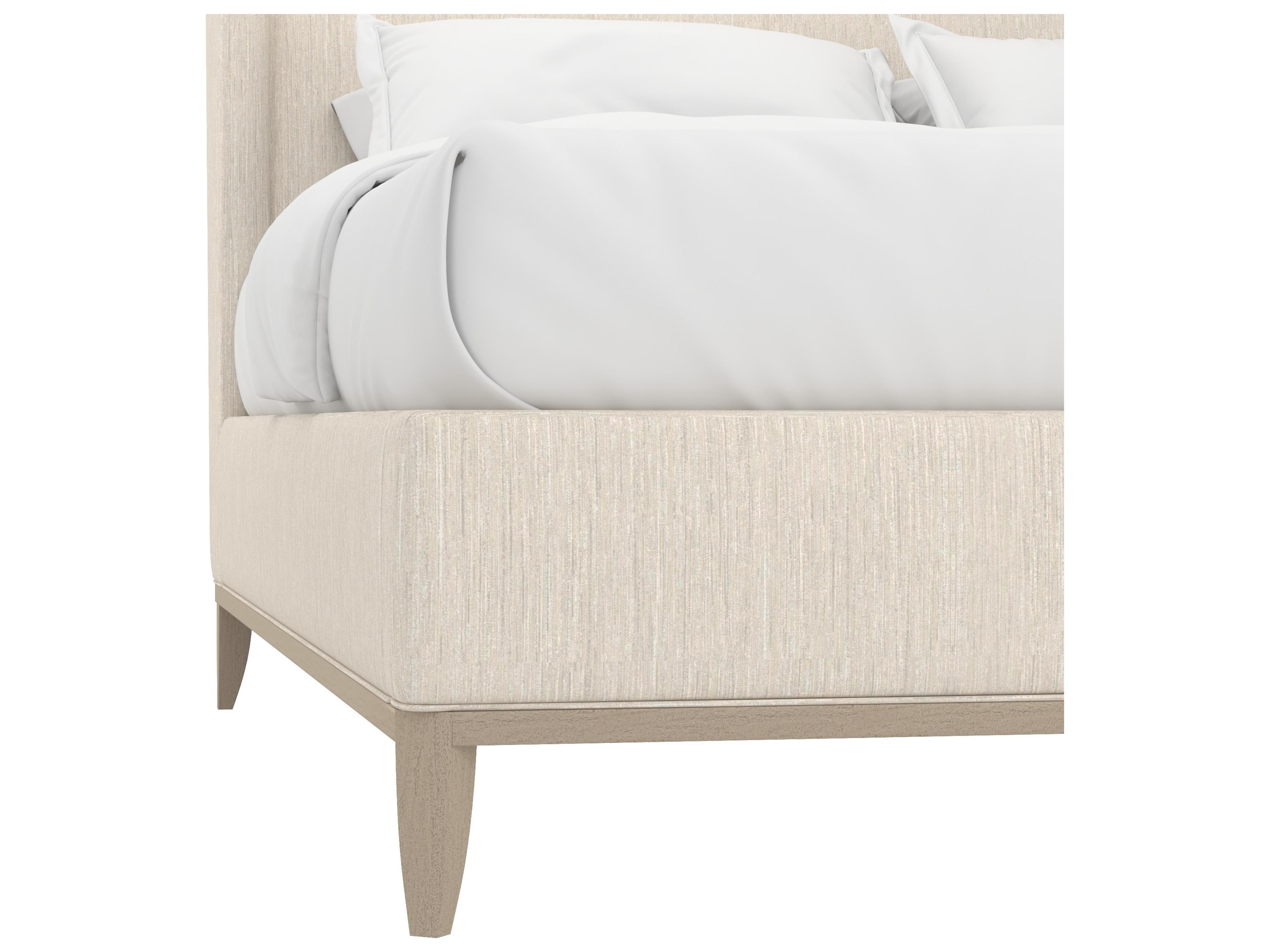 A.R.T. Furniture Upholstered Bed Program Beige Parrawood King Shelter Bed