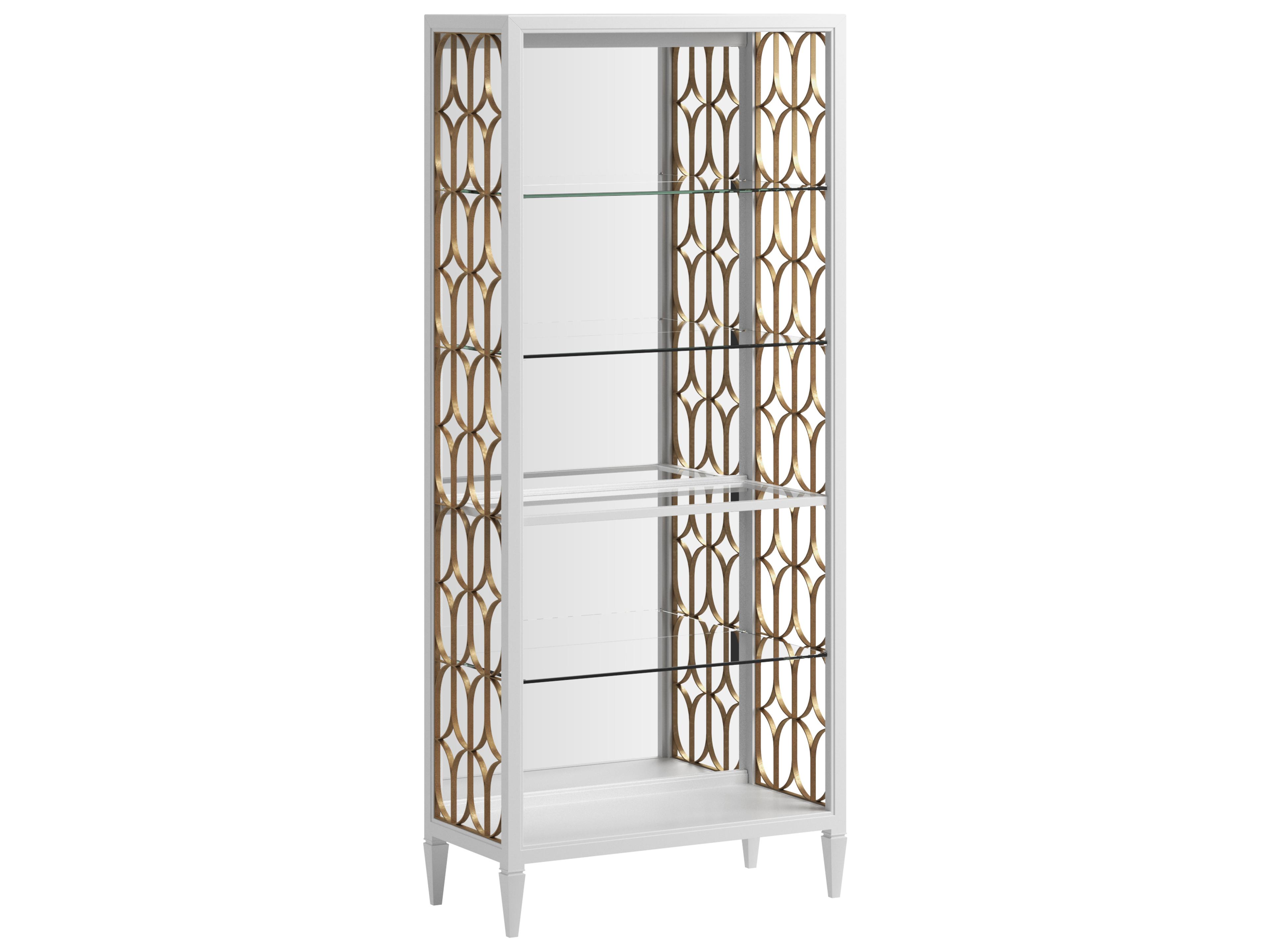 Eave Etagere Bookcase in Uplifting White