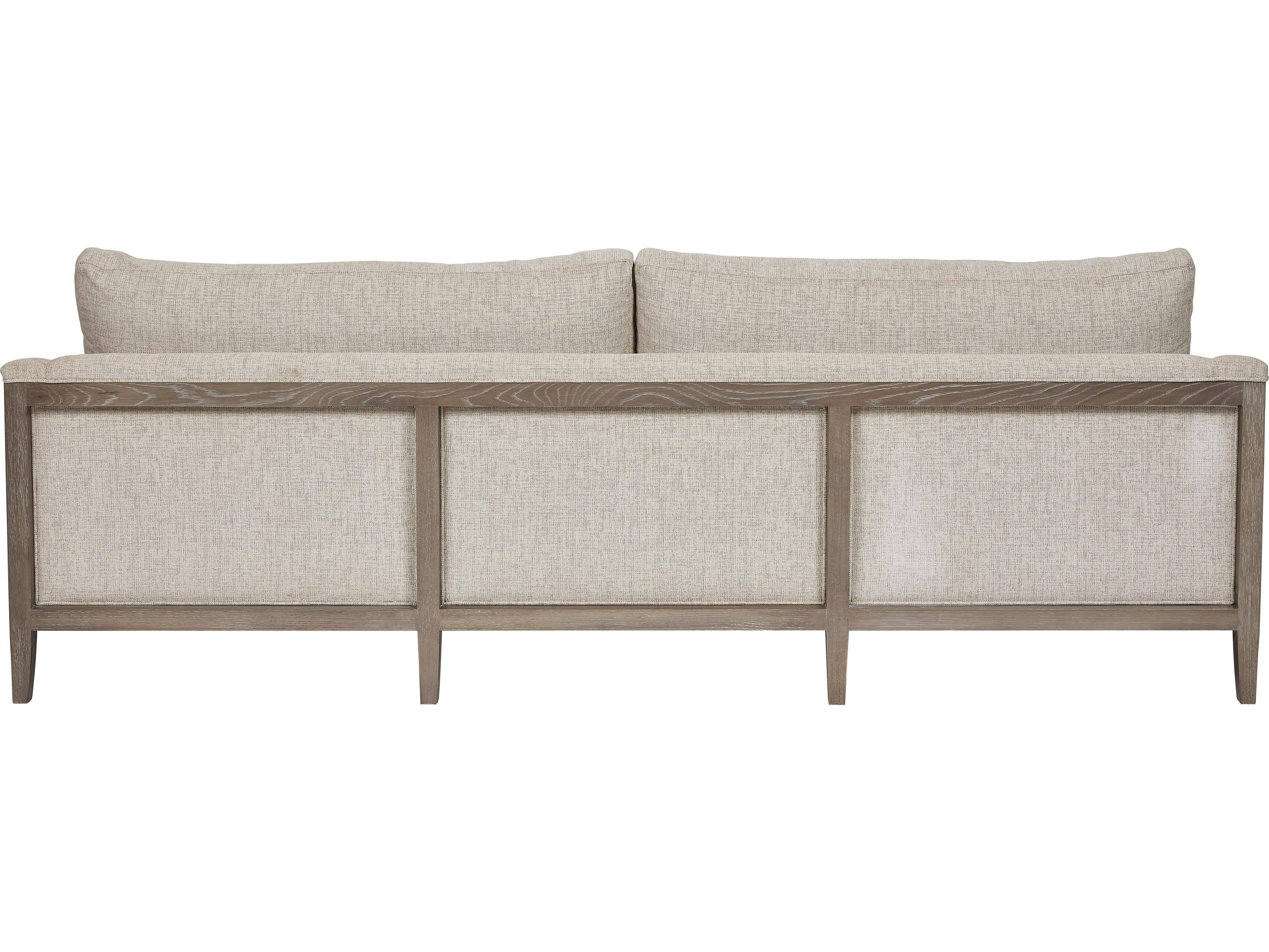 A.R.T. Furniture Tresco Upholstery Smoaked Brown Beige Upholstered Sofa