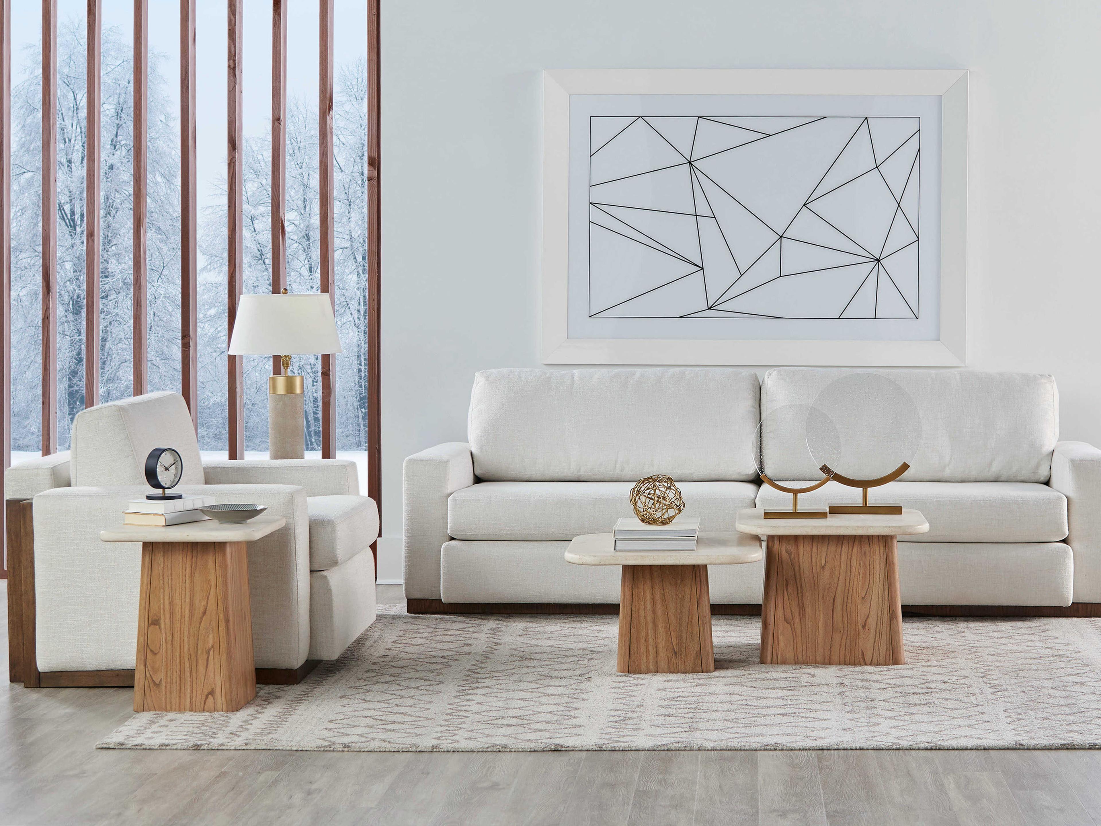 A.R.T. Furniture Turner Beige Fabric Accent Chair