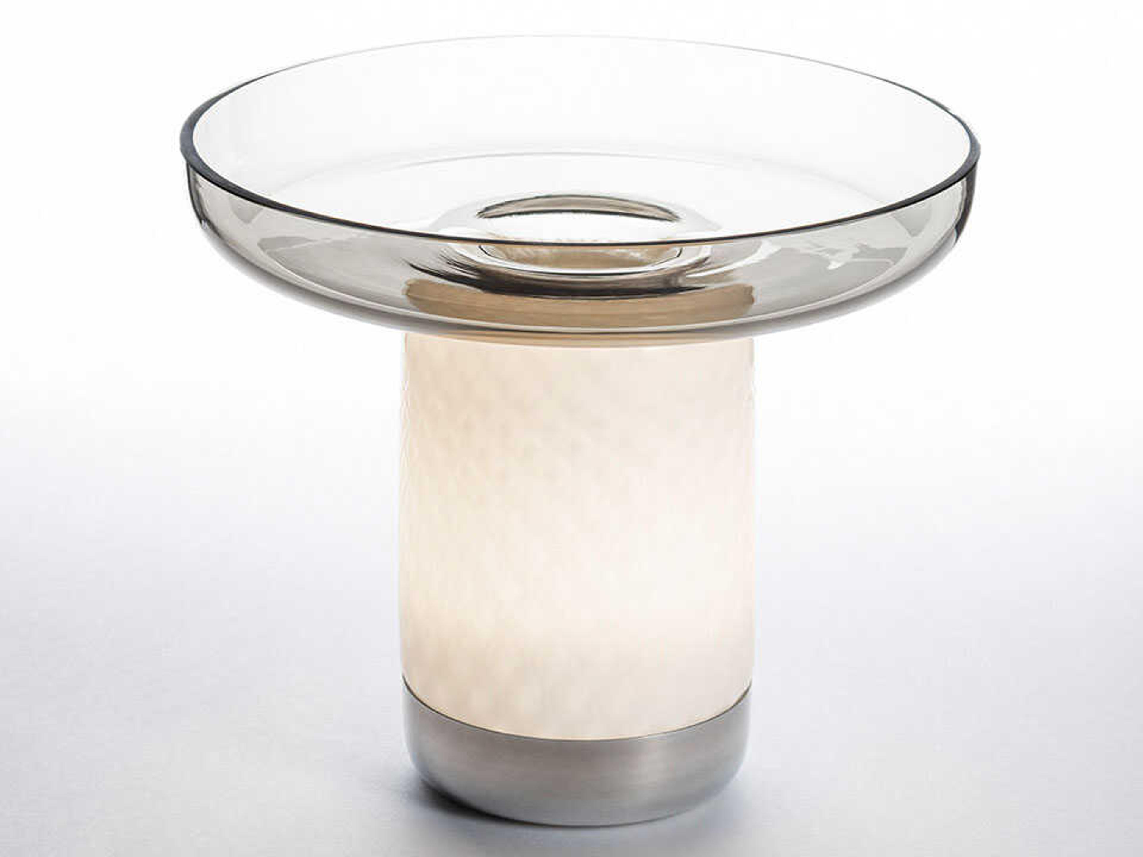 Artemide Bonta Grey Smoke Table Lamp