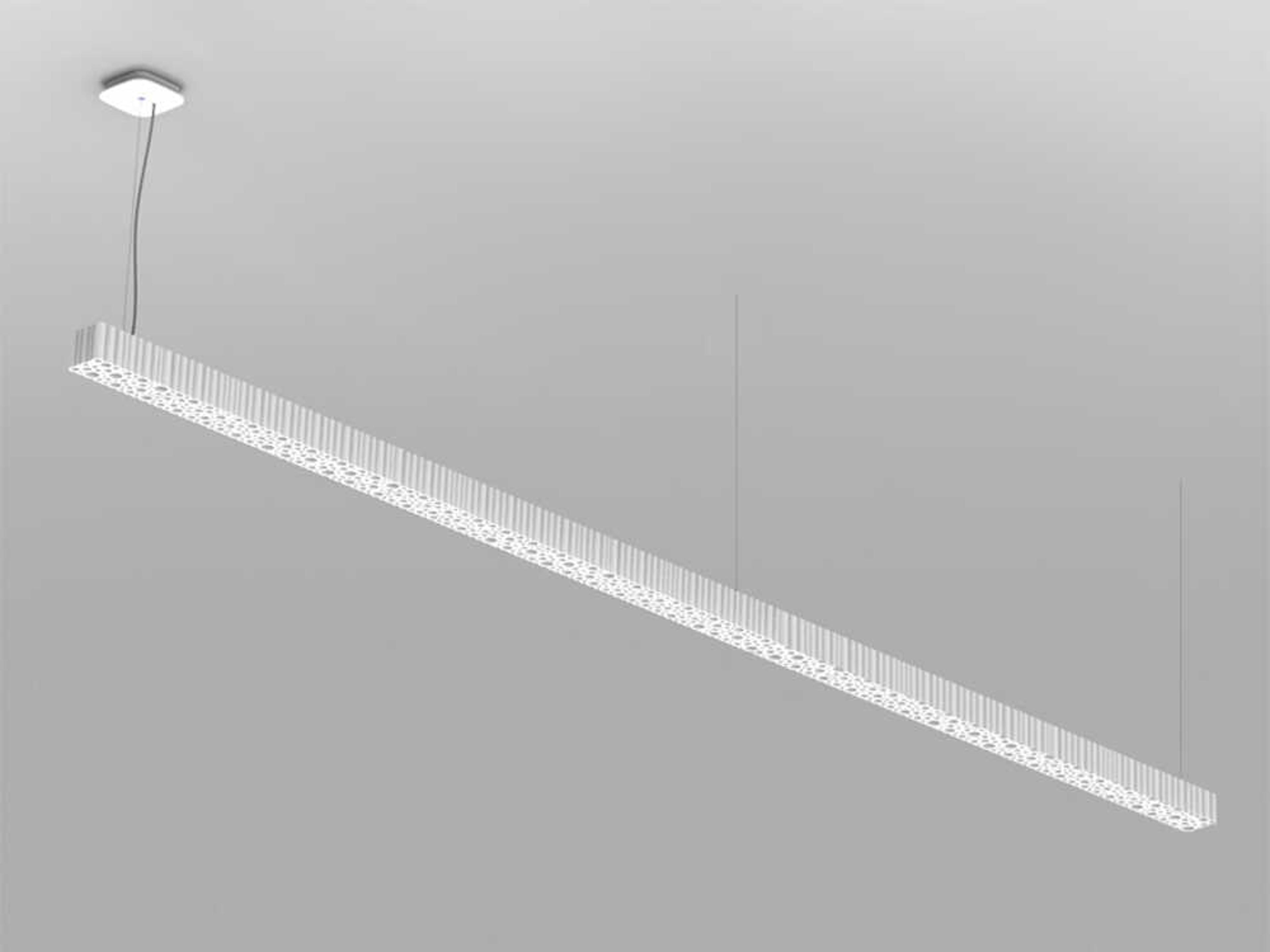 Artemide Calipso White Linear Island Pendant