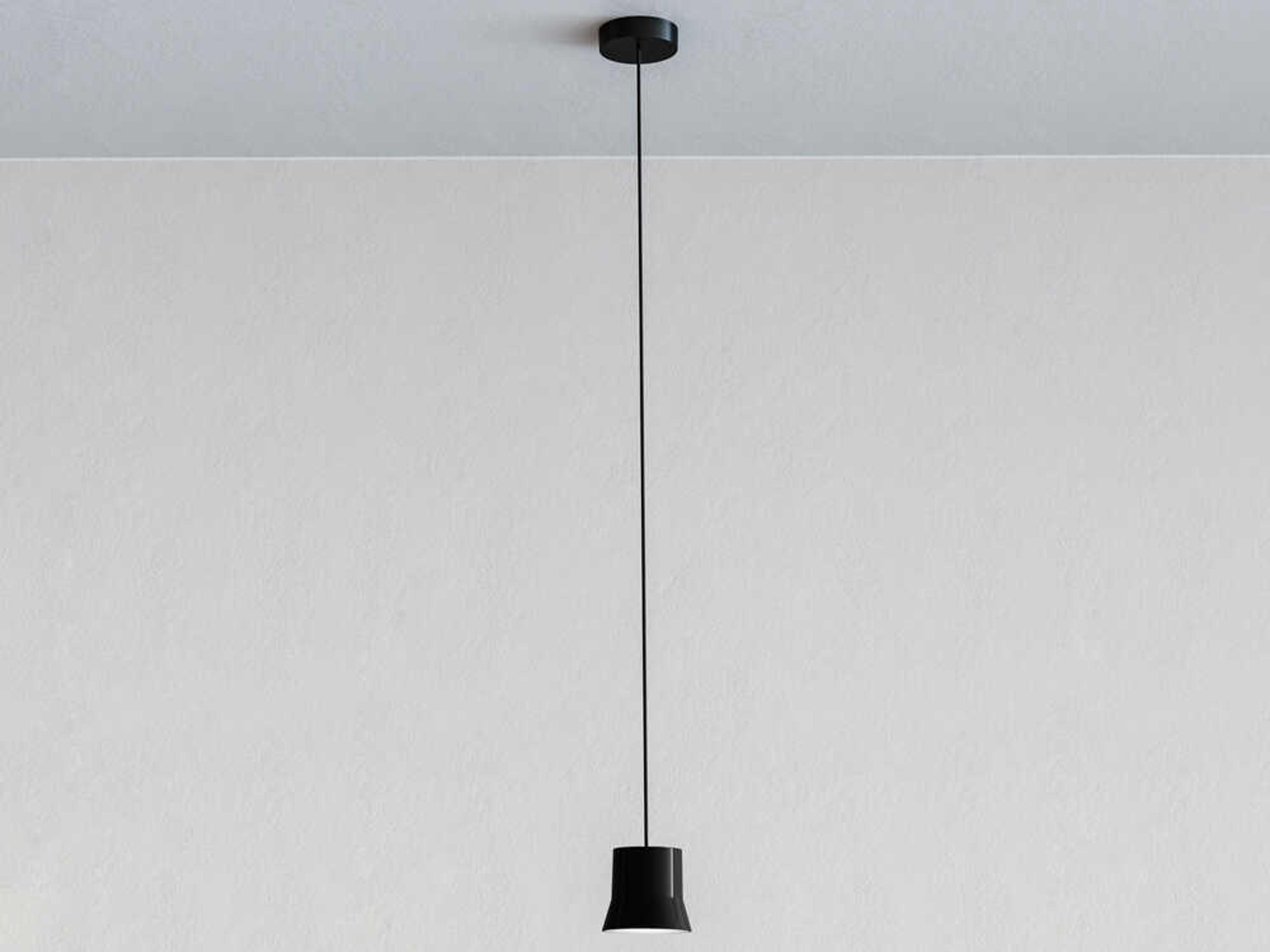 Artemide Gio Black Cylinder Mini Pendant