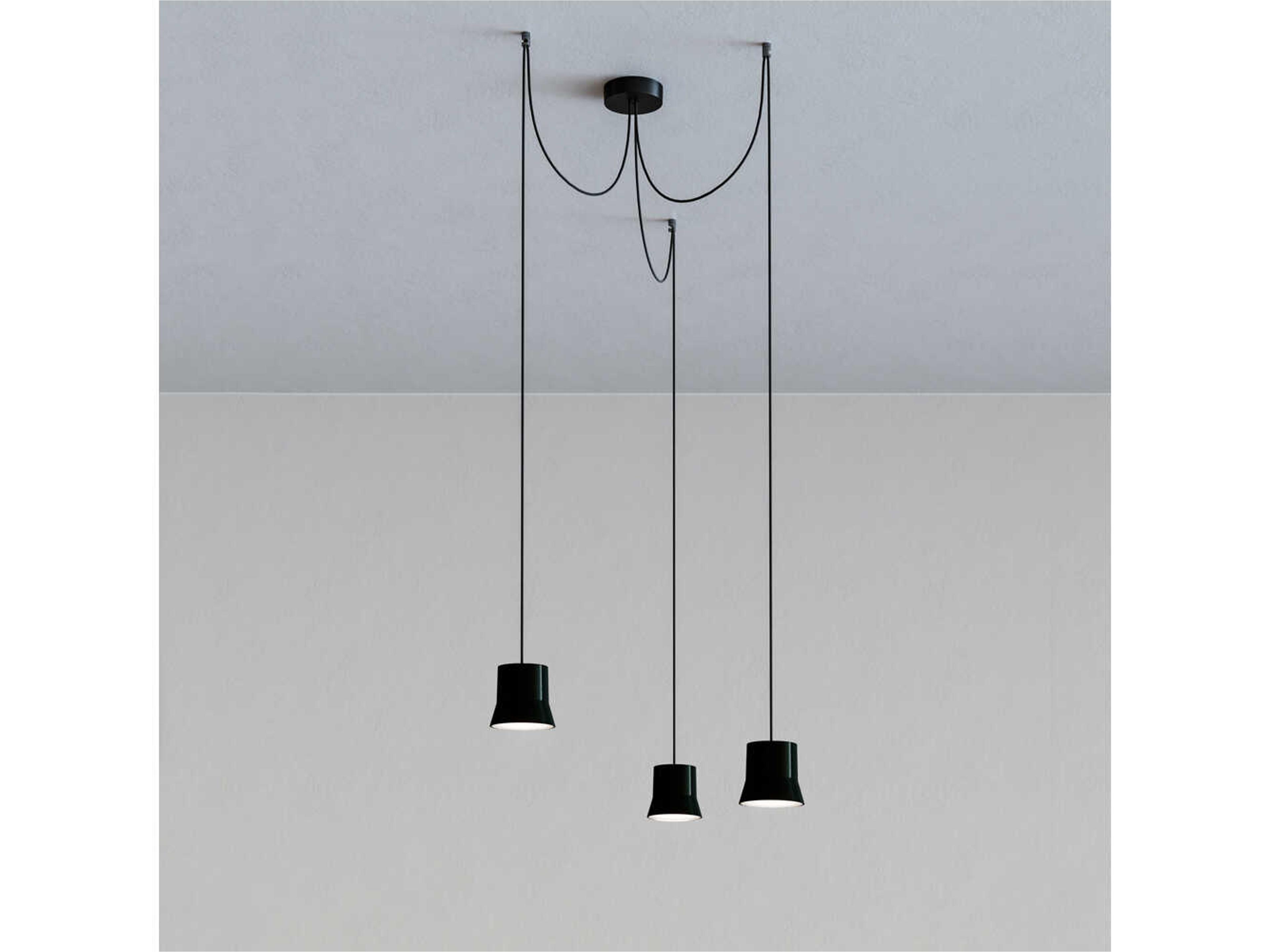Gio Cluster Suspension Light Black Dimmable