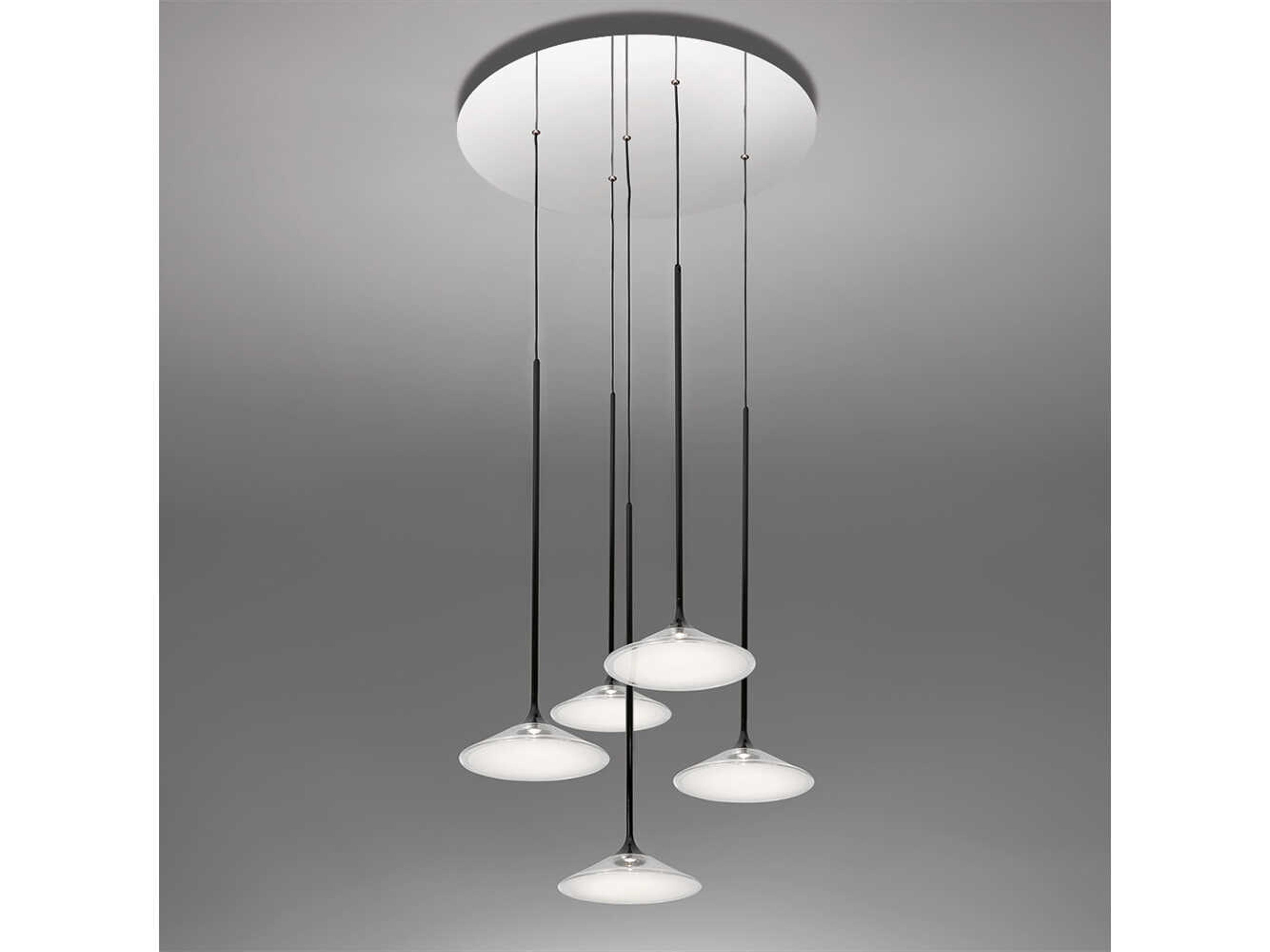 Orsa Suspension Light Black Dimmable LED