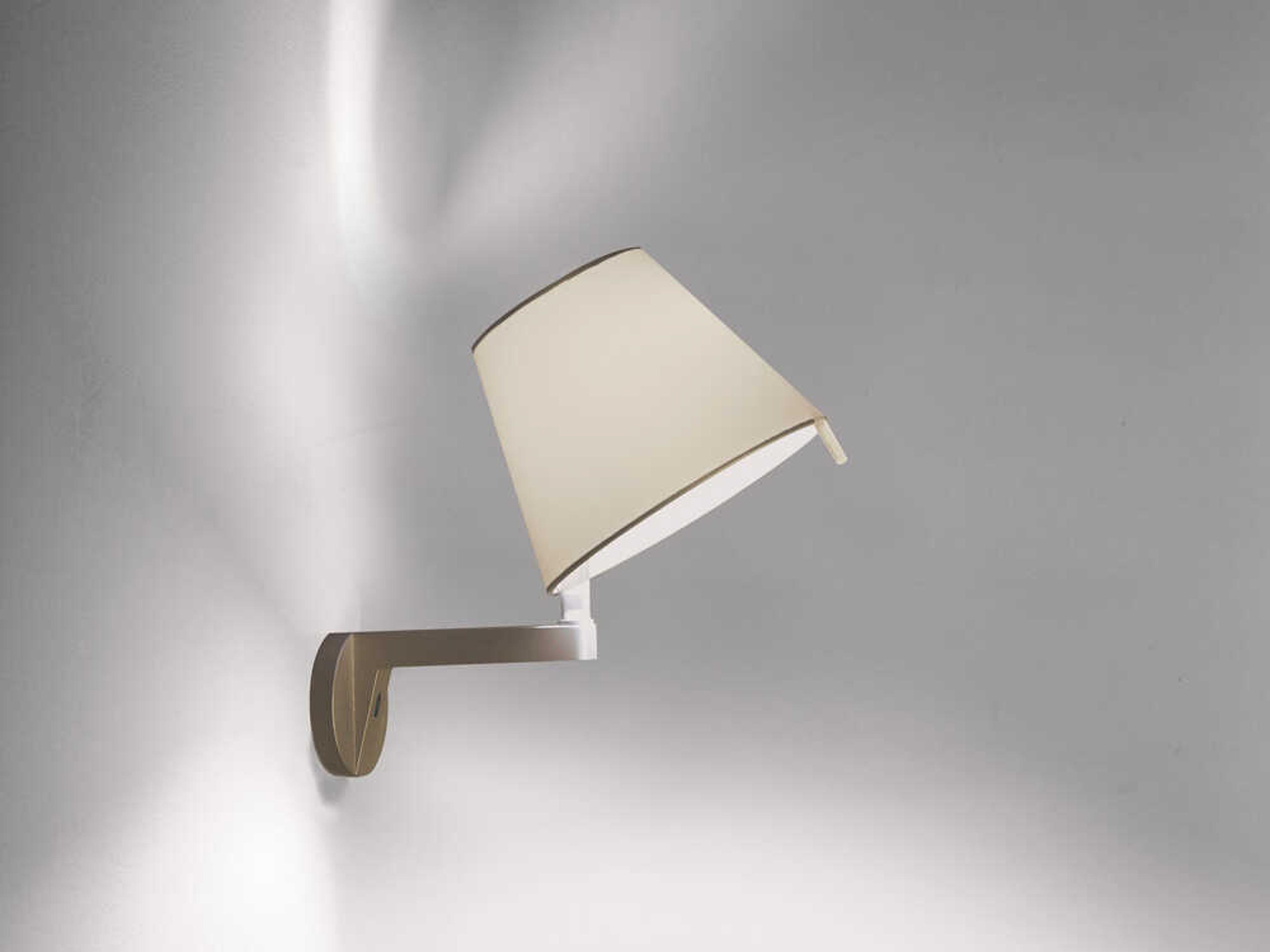 Melampo Mini Wall Light Adjustable Bronze Sconce