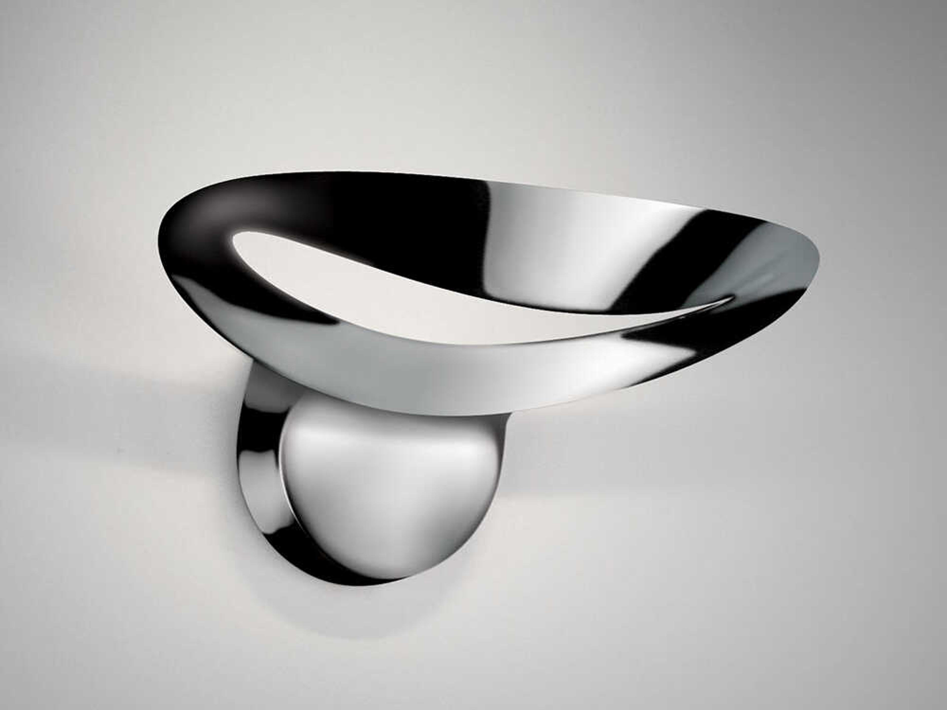 Mesmeri Wall Sconce Polished Aluminum