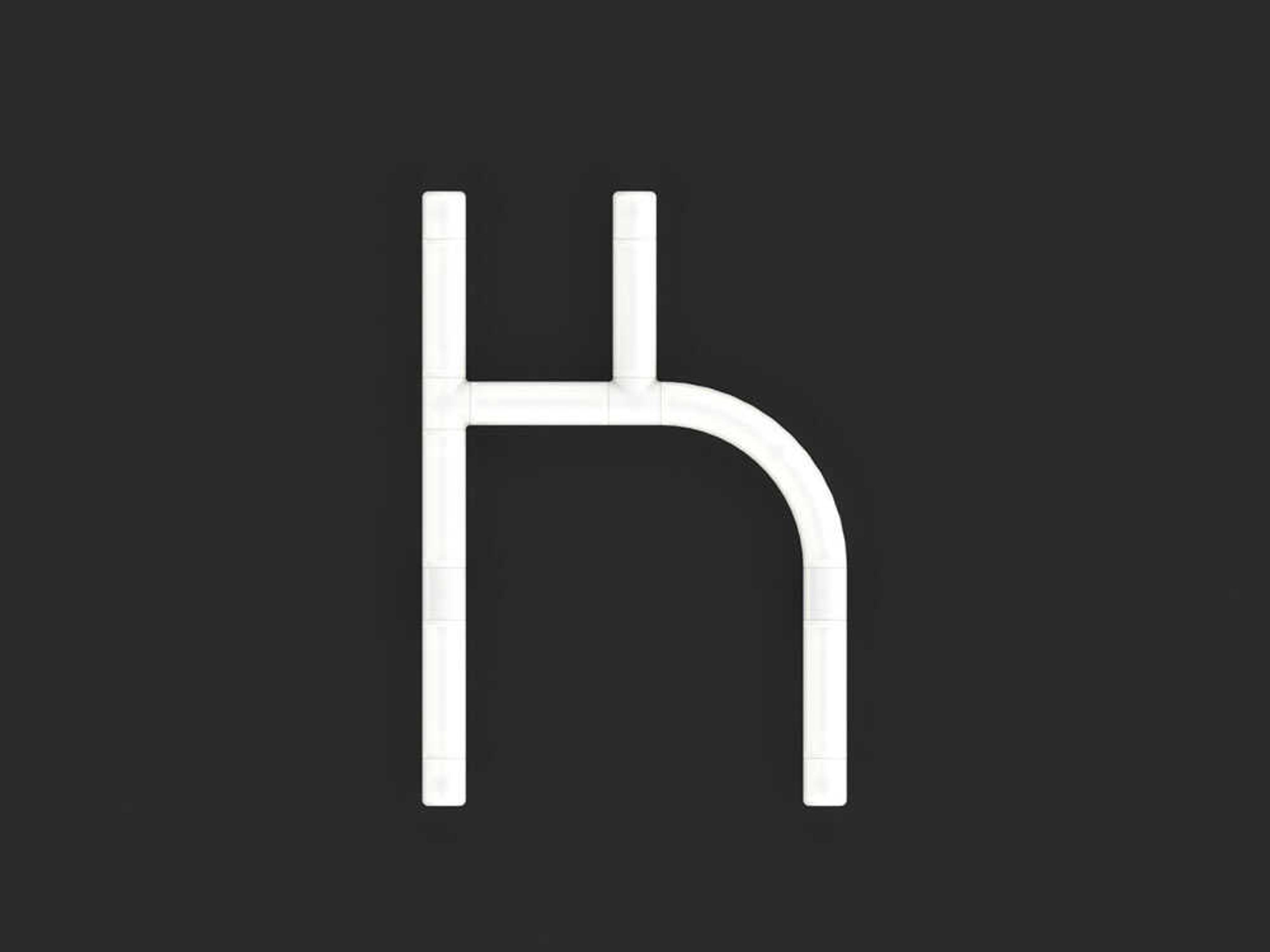 Alphabet of Light K Mini Wall Sconce Modern LED