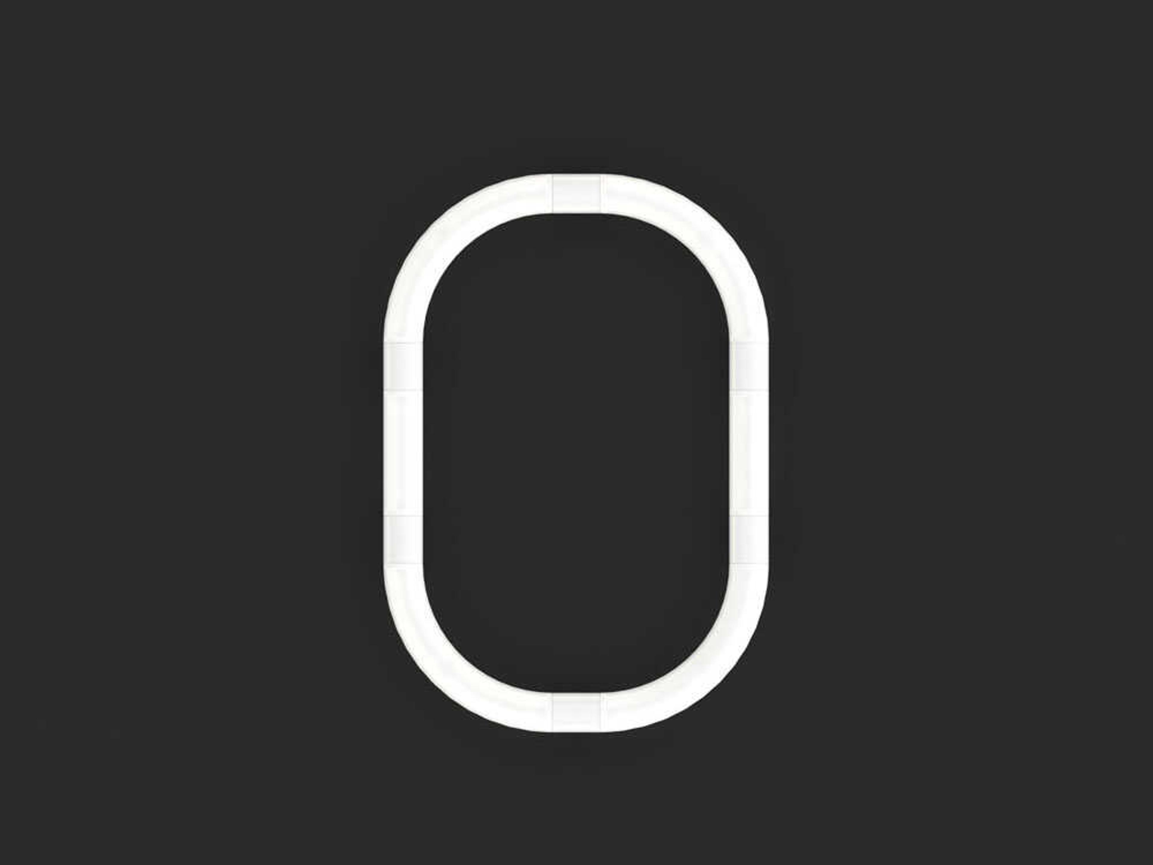 Alphabet of Light Mini O Wall Sconce Modern Architectural