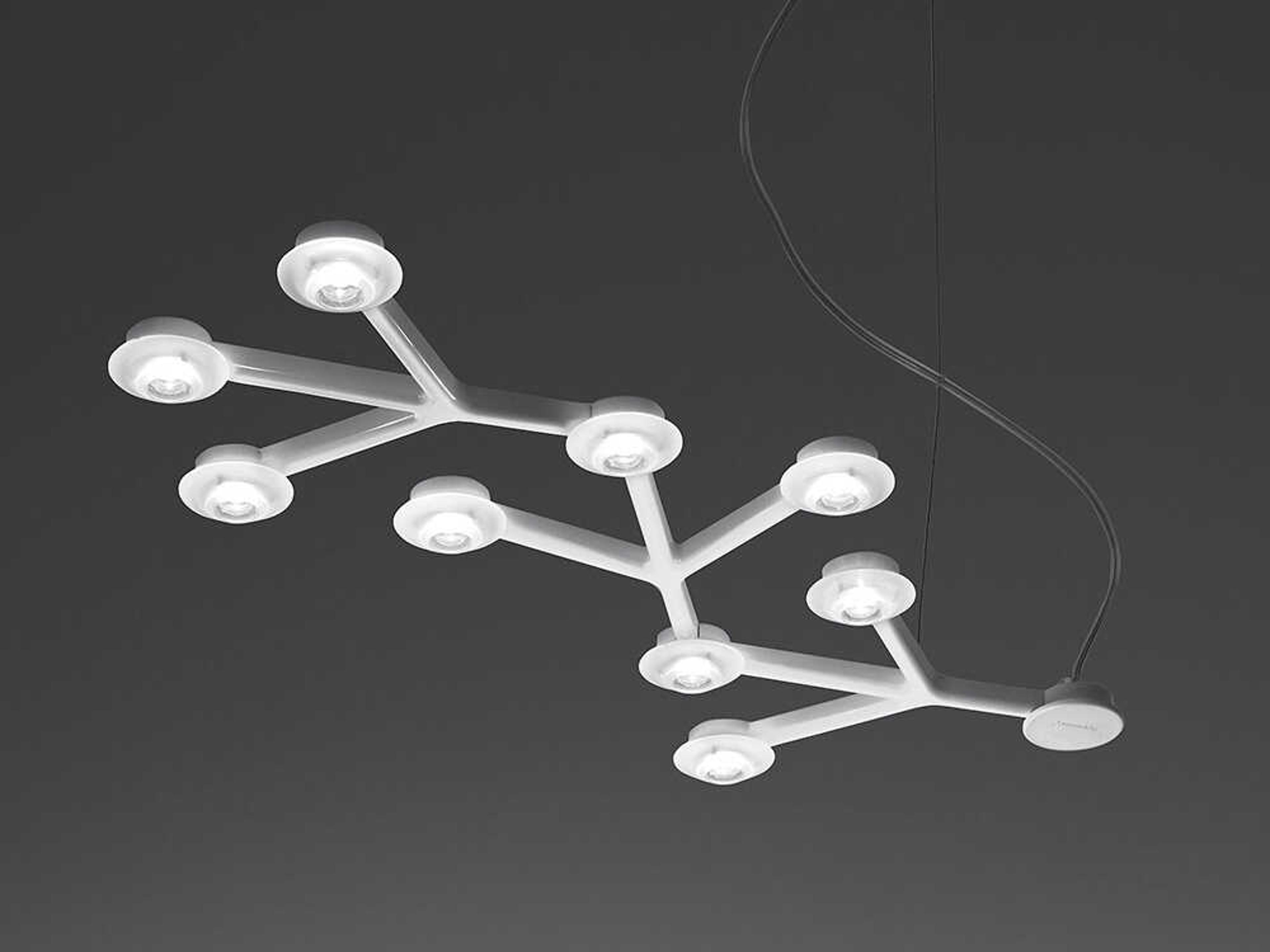 Led Net Line Suspension Light Modern