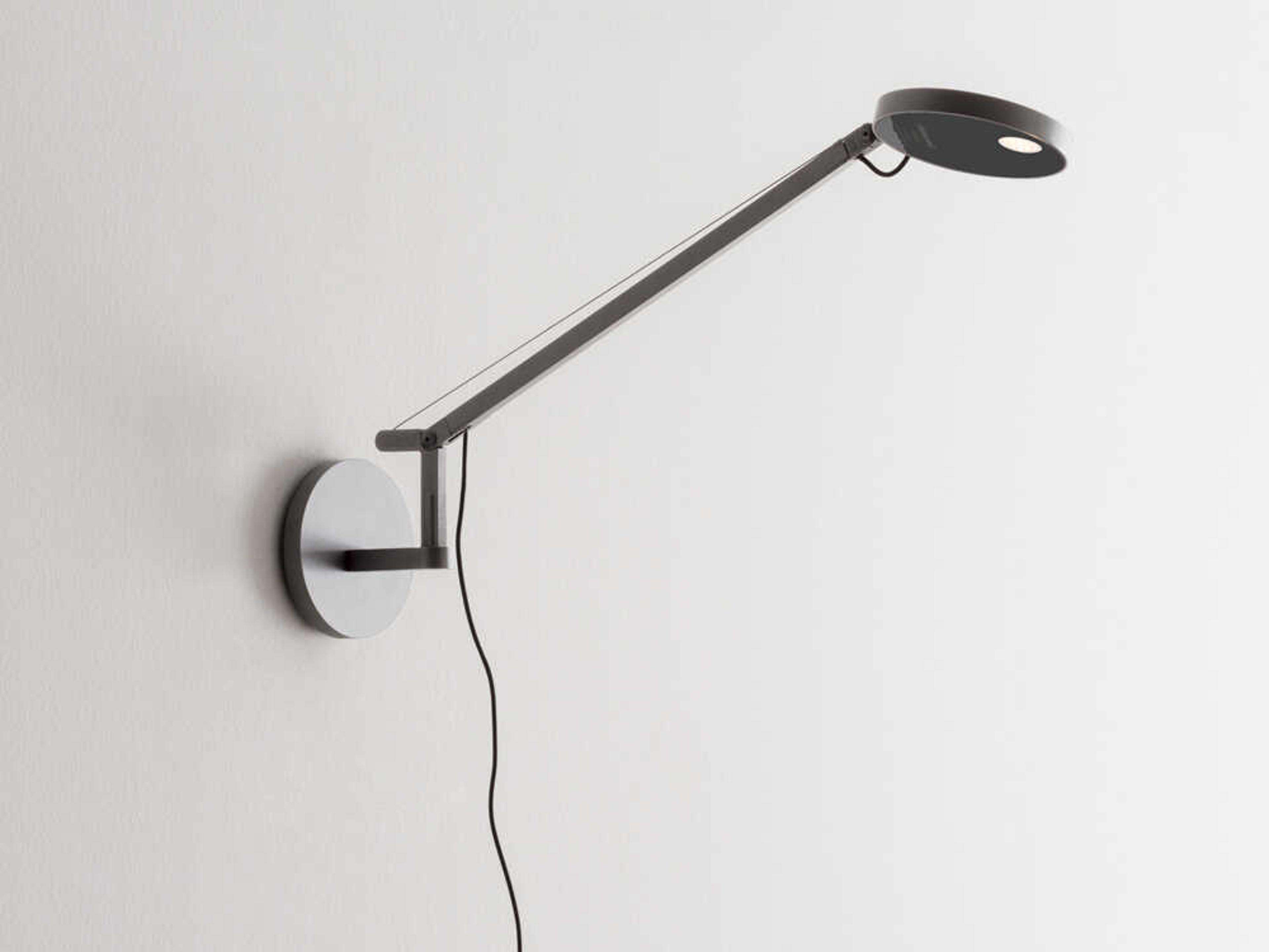 Demetra Micro Wall Lamp Anthracite Grey Modern Task Light