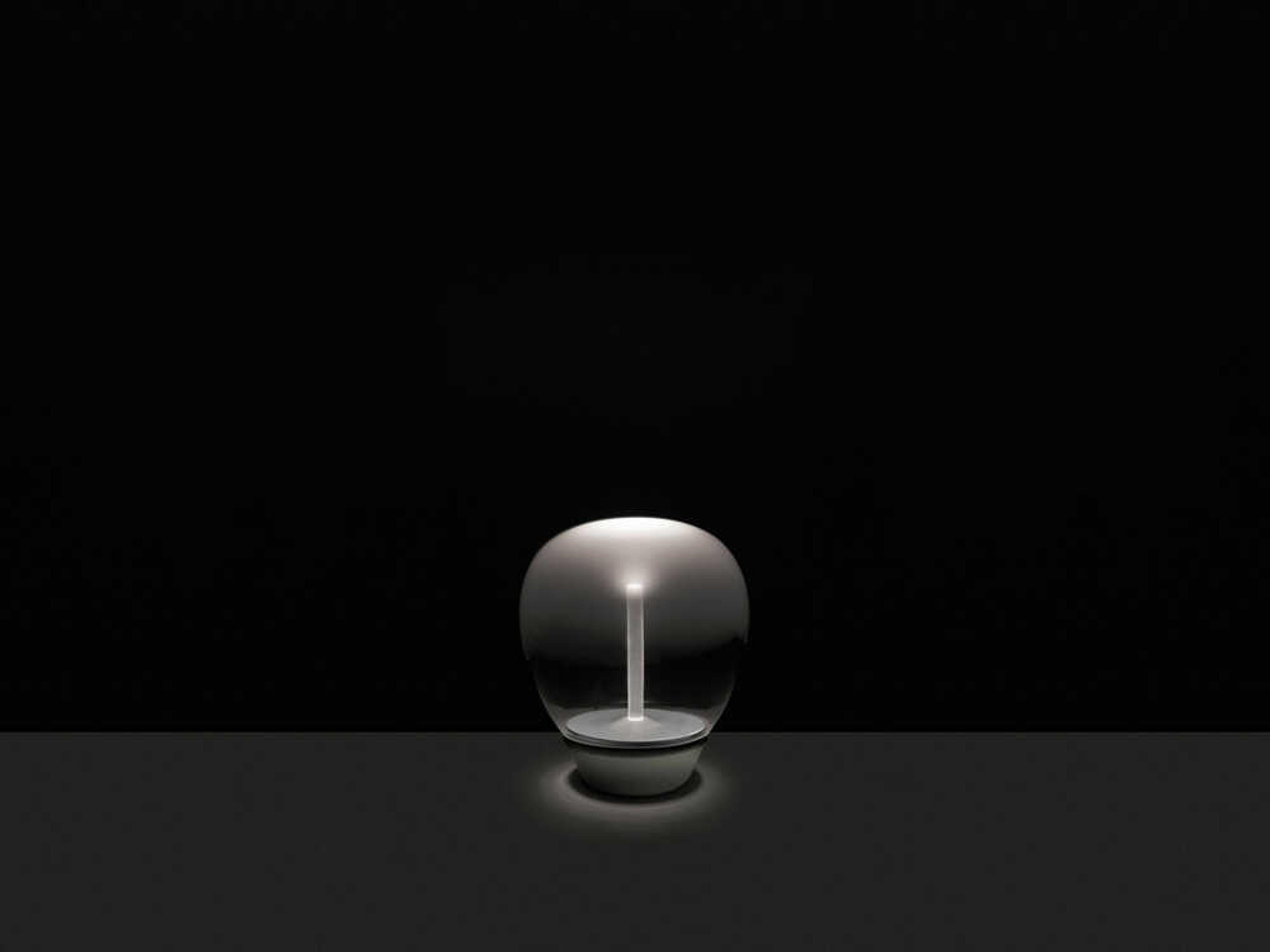 Gople Suspension Light a Hand-Blown Glass Pendant