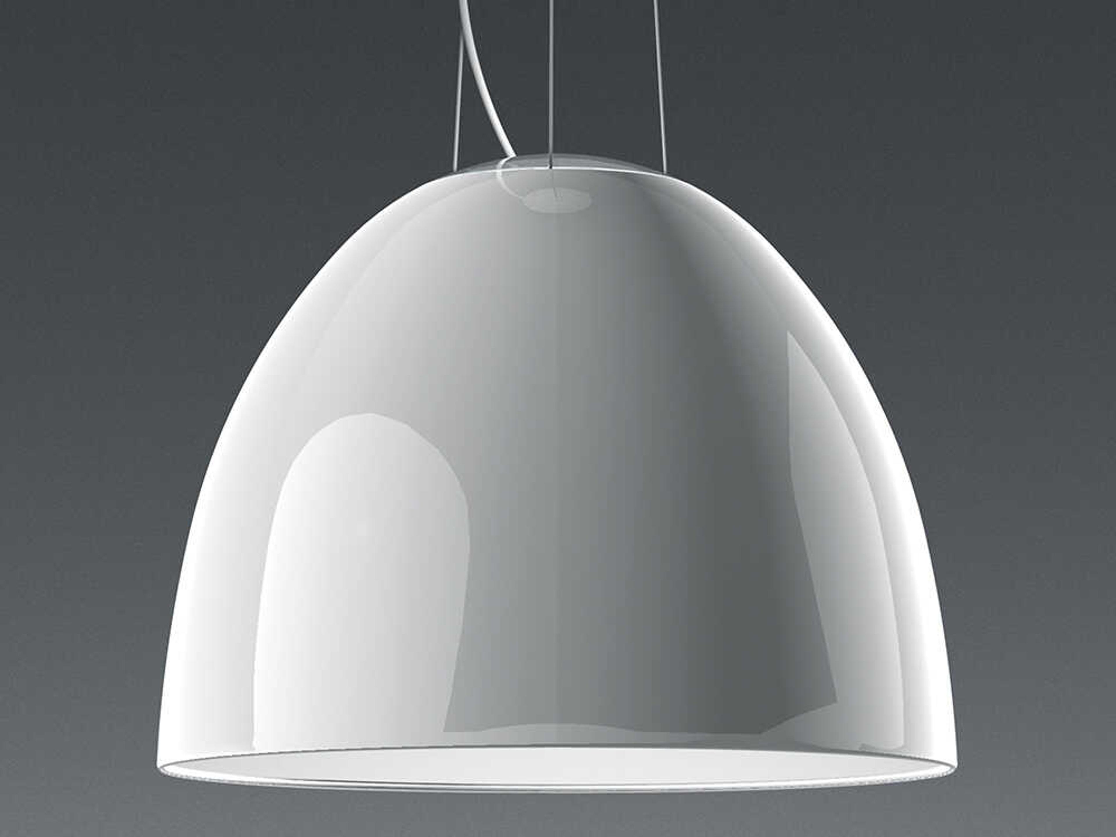 Nur Gloss LED Suspension Light in White