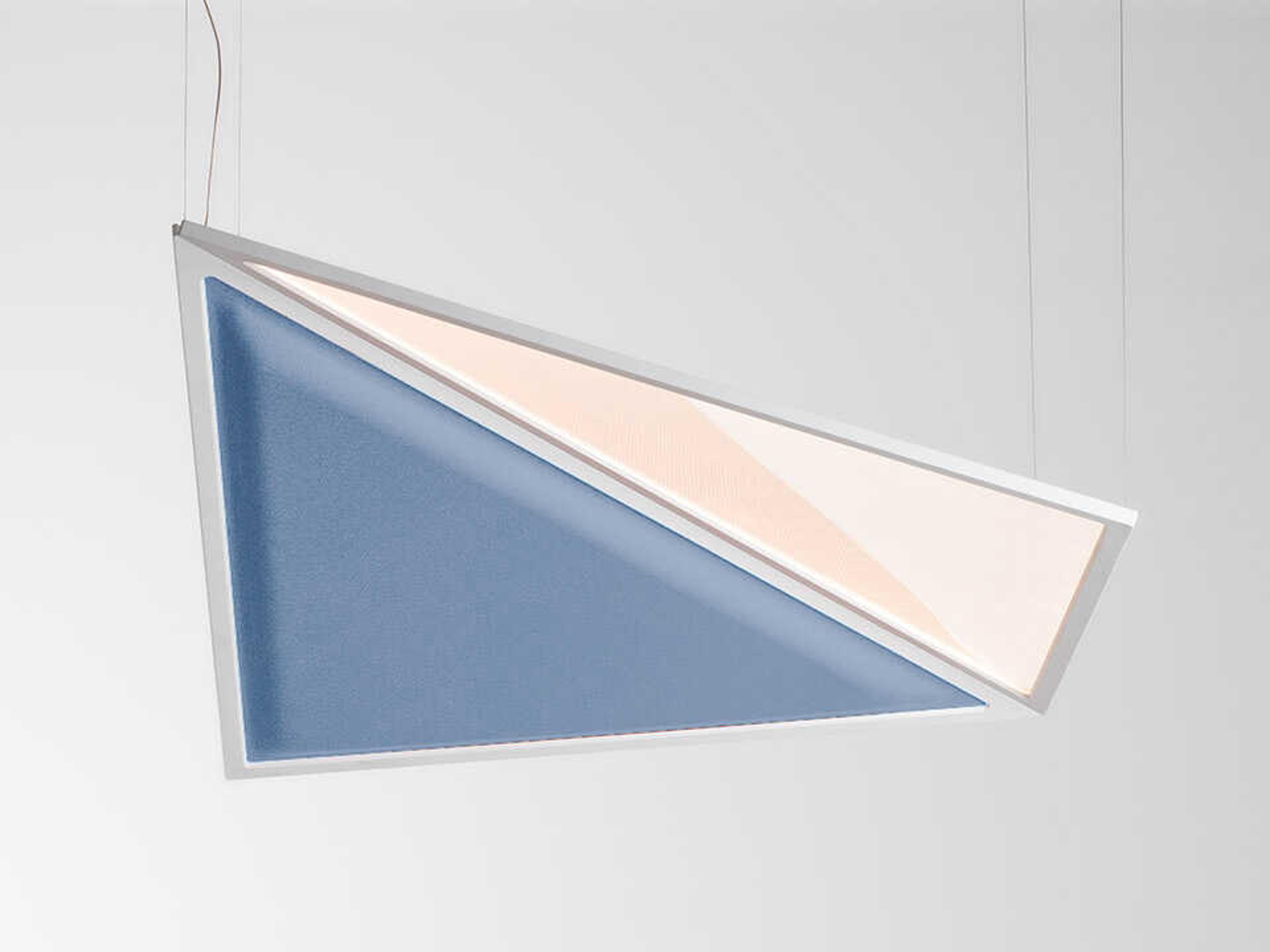 Flexia Suspension Light in Blue an Acoustic Lighting Solution
