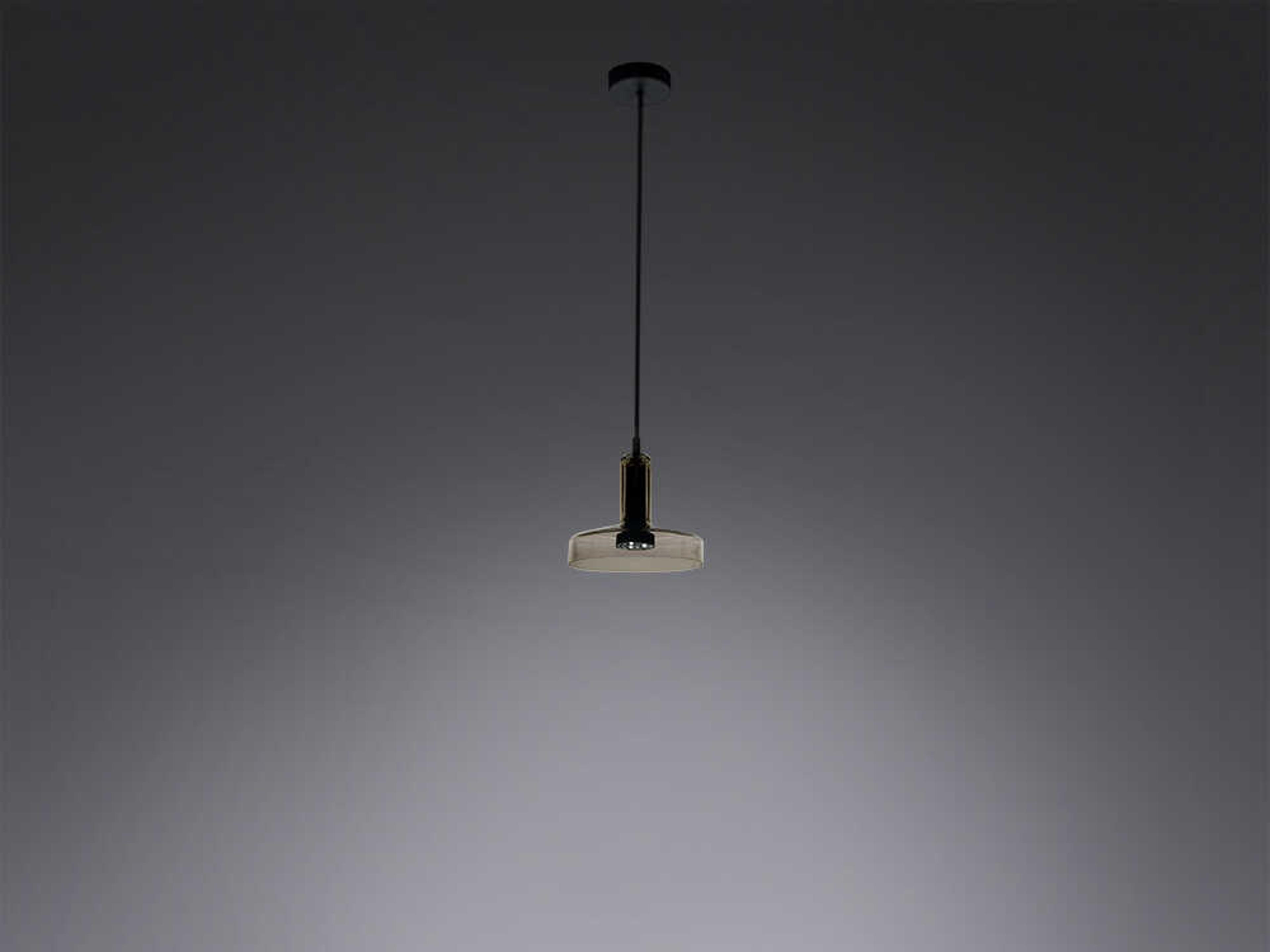 Artemide Stab Brown Clear Round Mini Pendant