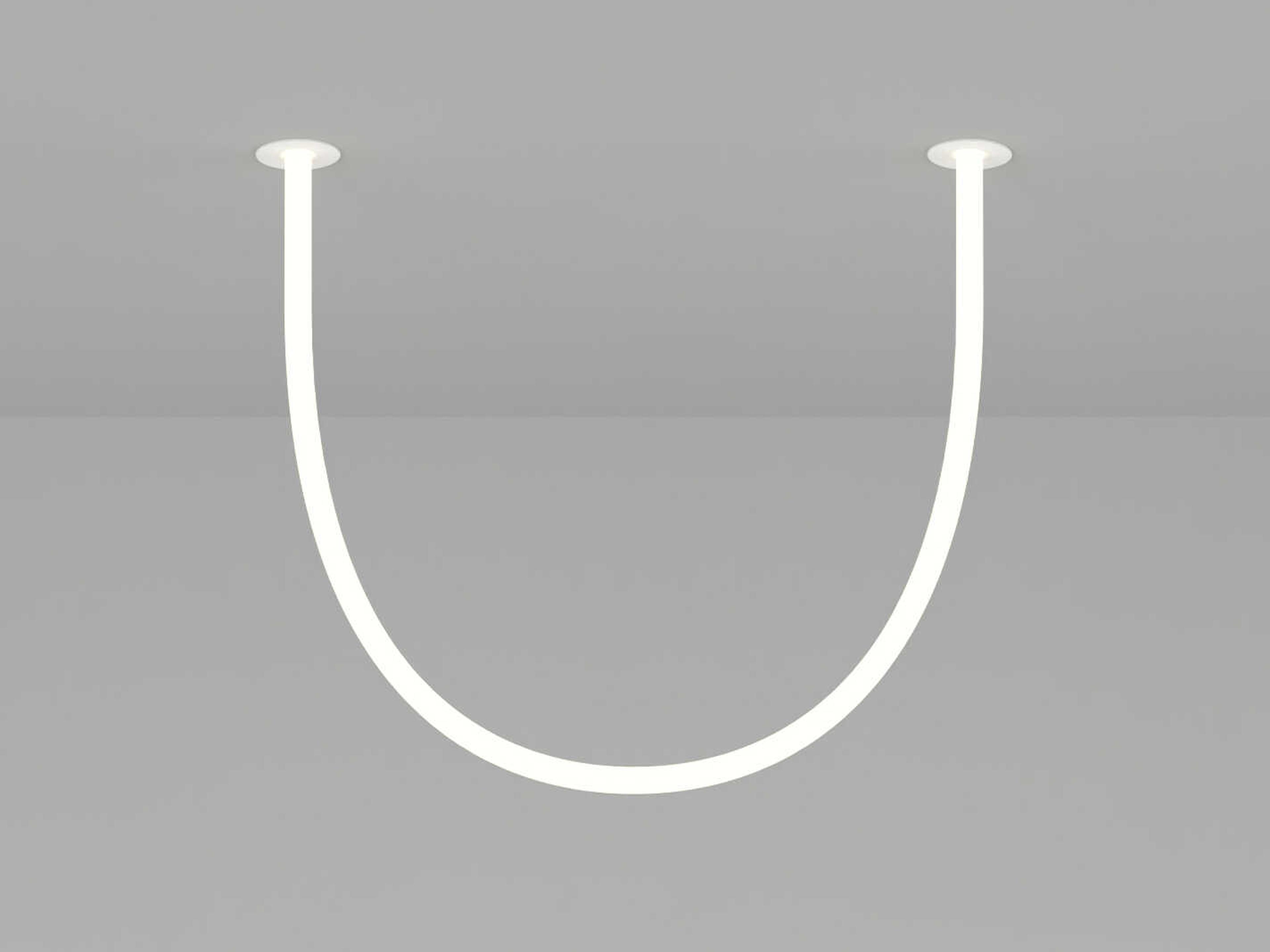 Artemide La Linea White Linear Flush Mount