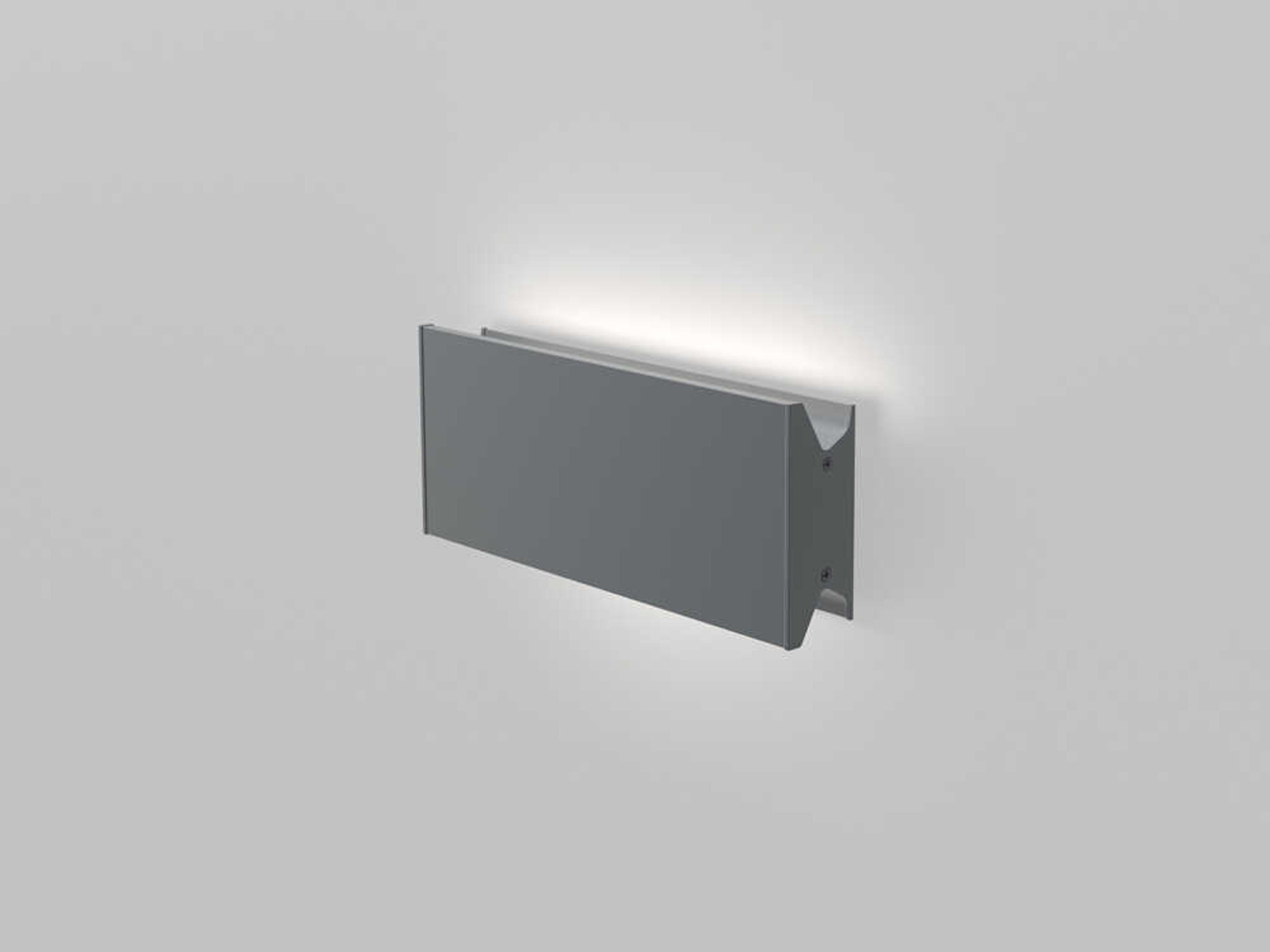 LineaFlat Mono Wall Ceiling Light in Anthracite Grey