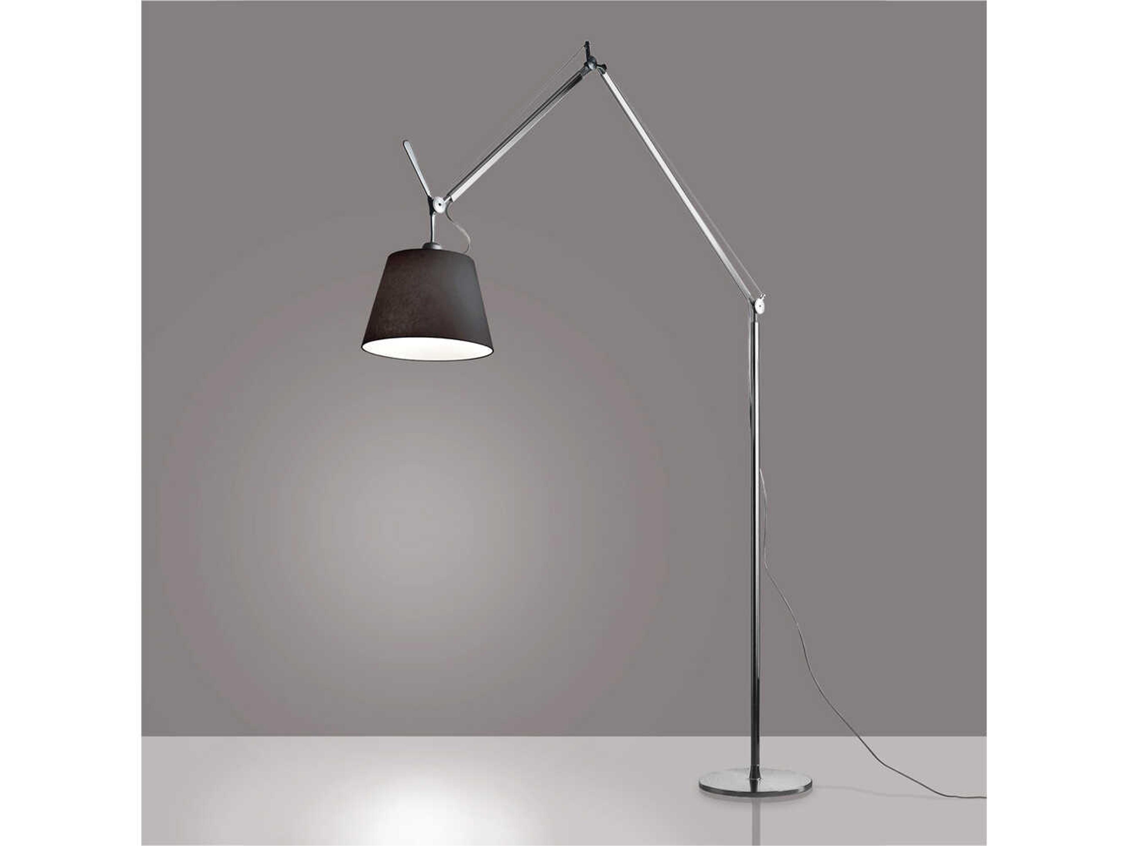 Tolomeo Mega Floor Lamp Black Adjustable