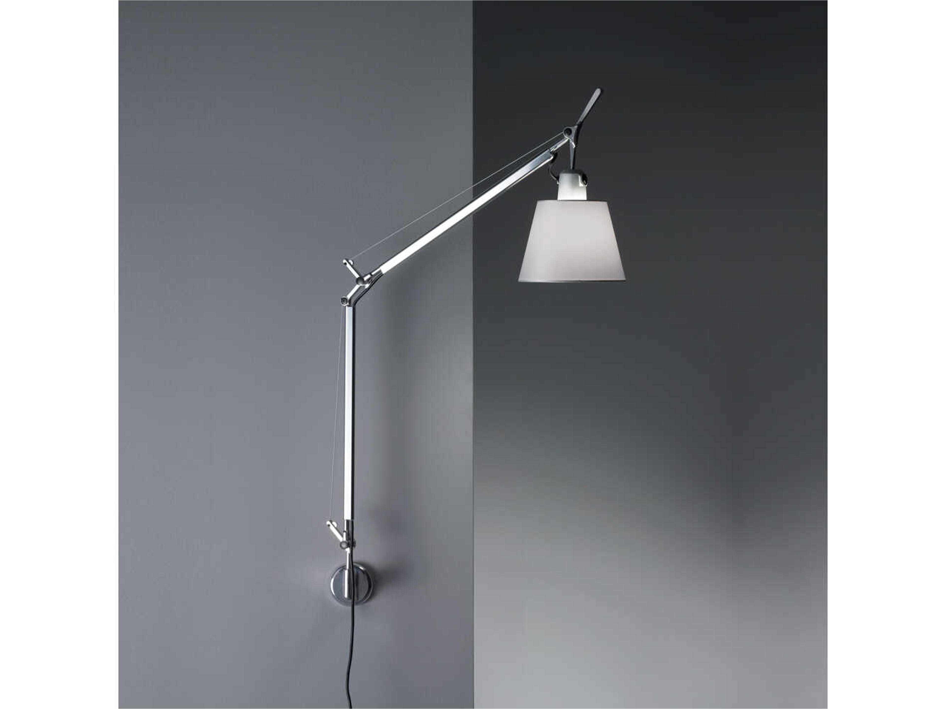 Tolomeo Mega Floor Lamp with Fiber Shade