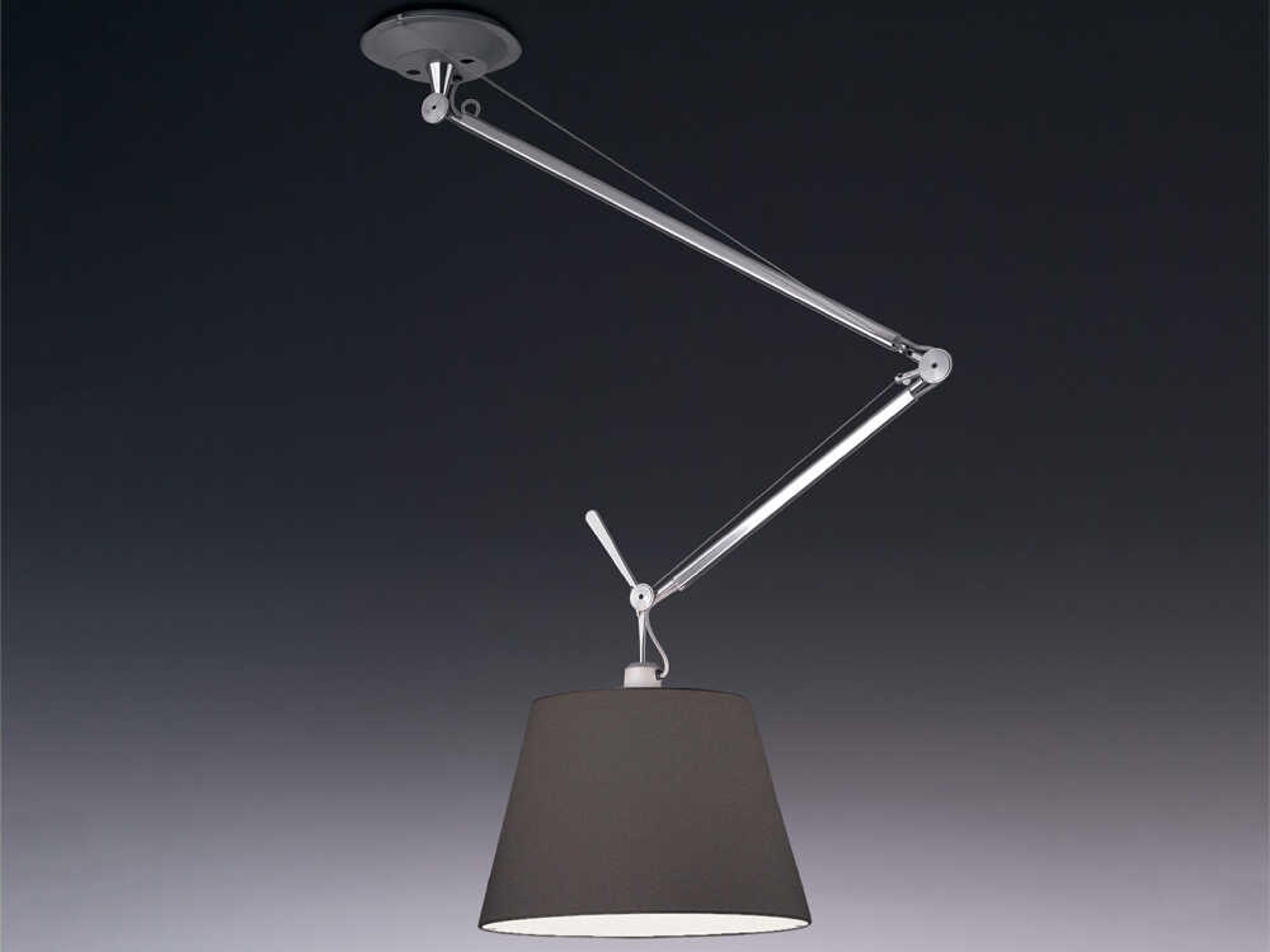 Artemide Tolomeo Off Center Black Pendant