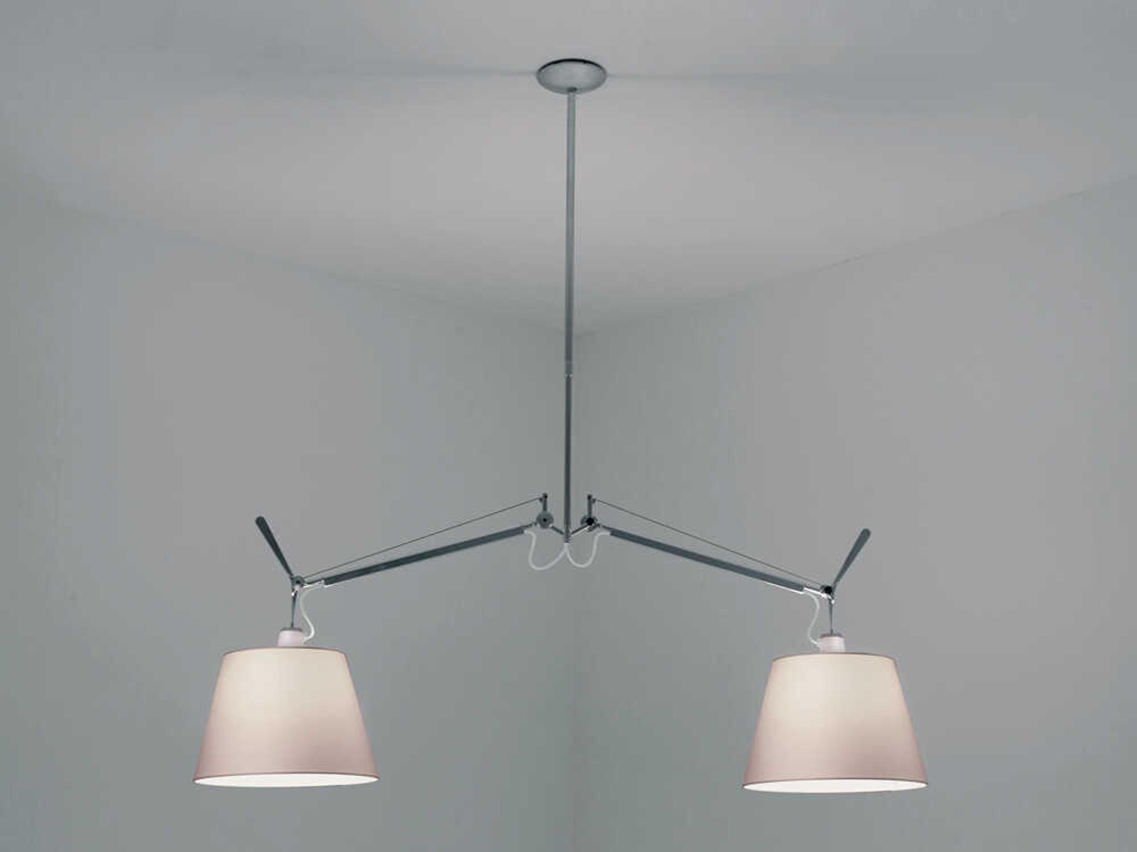 Tolomeo Double Suspension Light Adjustable Pendant