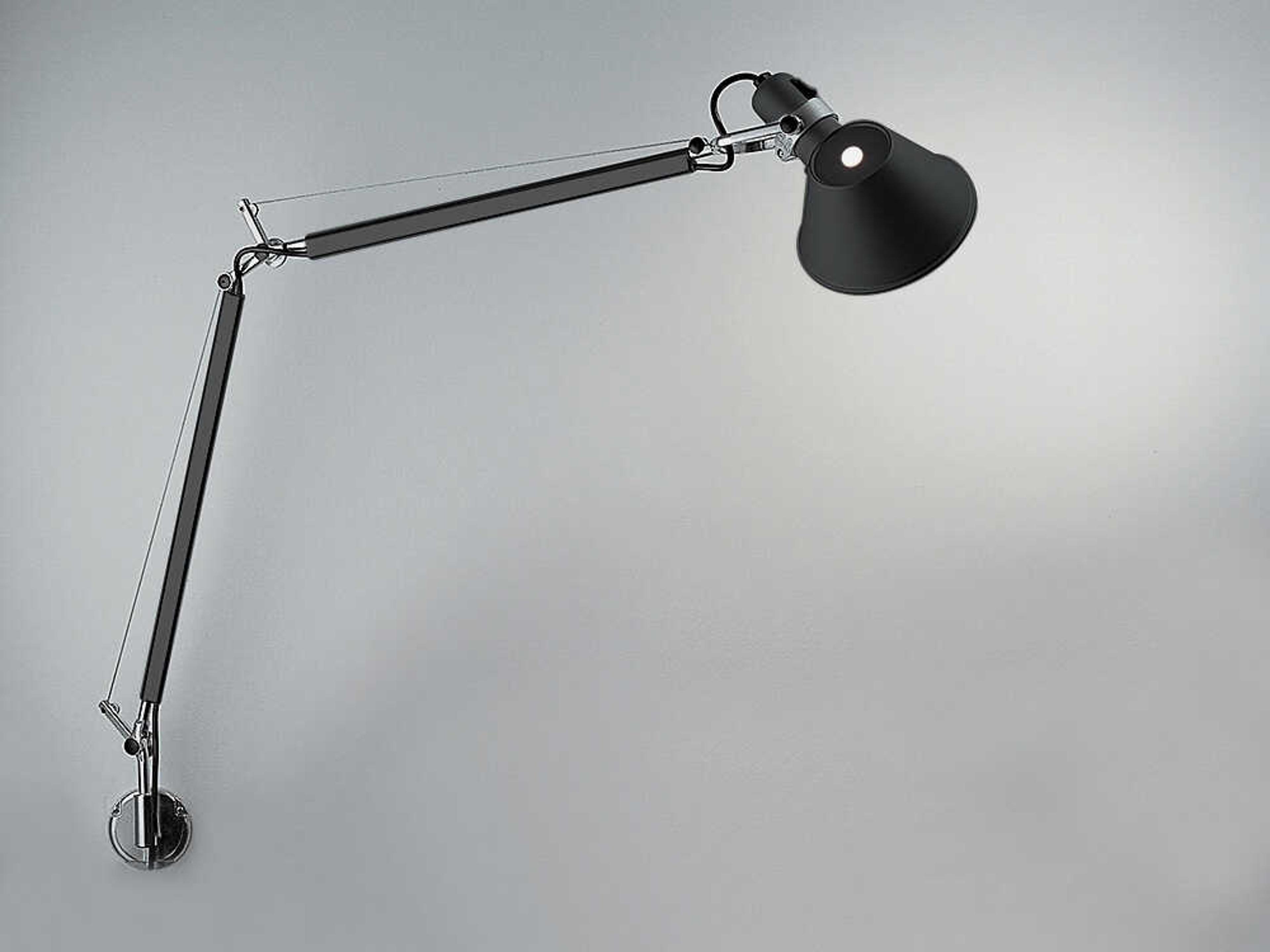 Tolomeo Classic Wall Light Black Articulating Arm