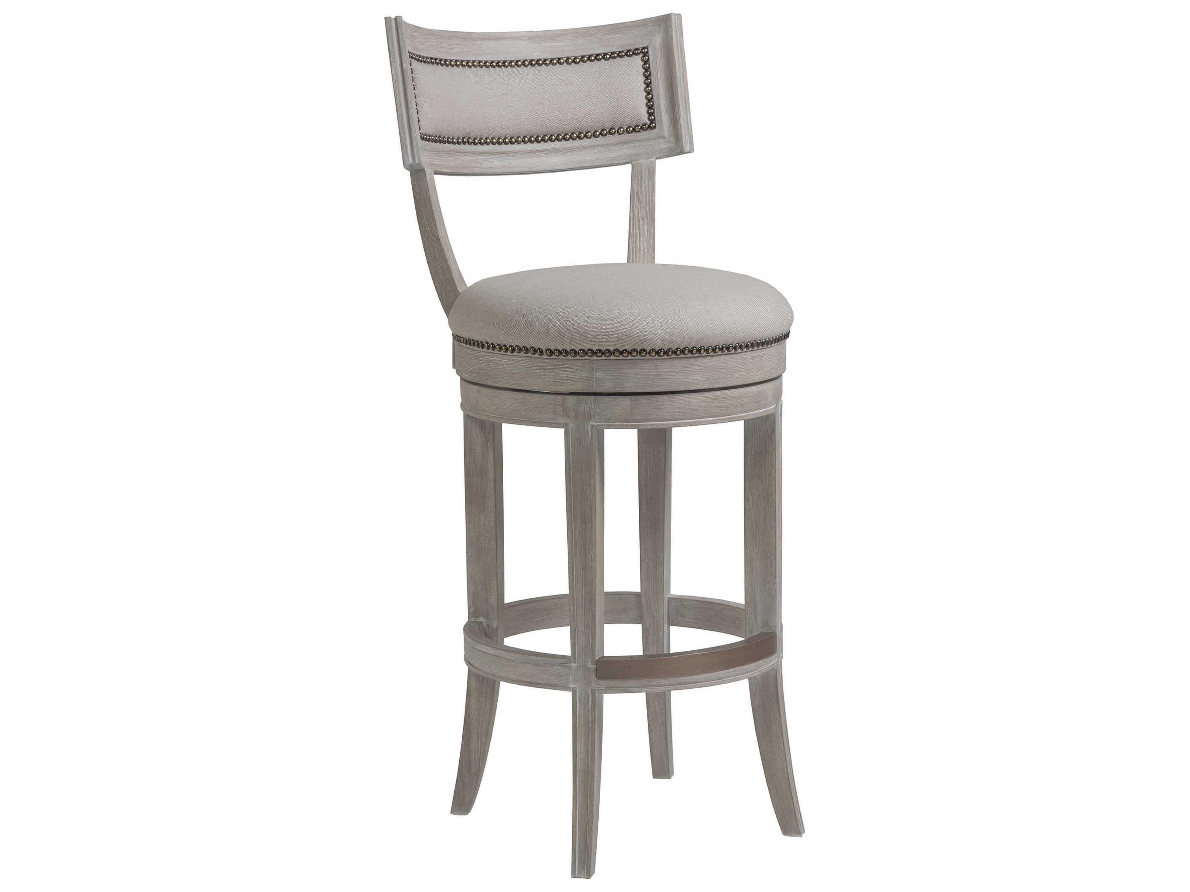Aperitif Bianco Upholstered Swivel Bar Stool