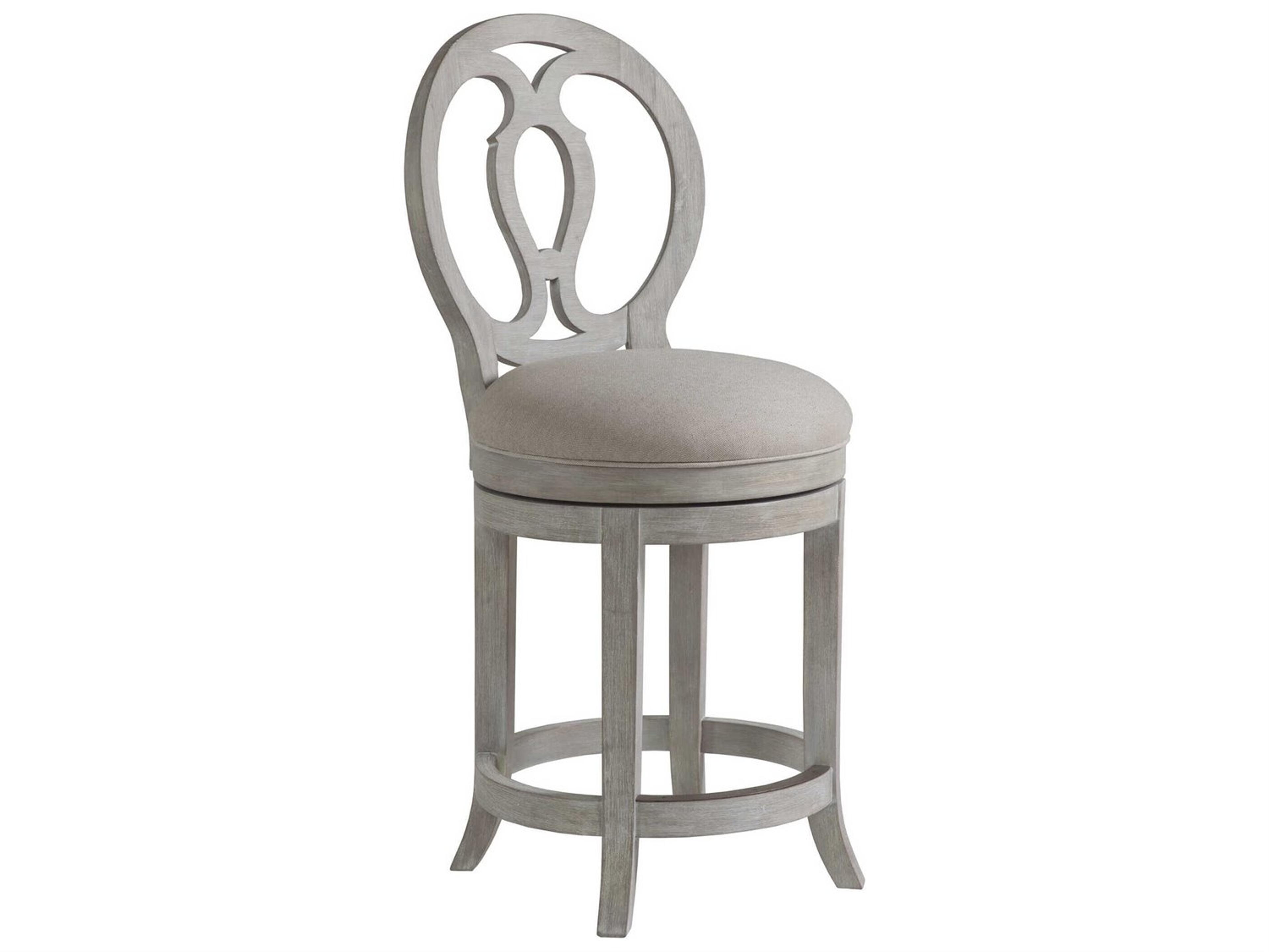 Artistica Cohesion Program Axiom Swivel Upholstered Bianco Counter Stool