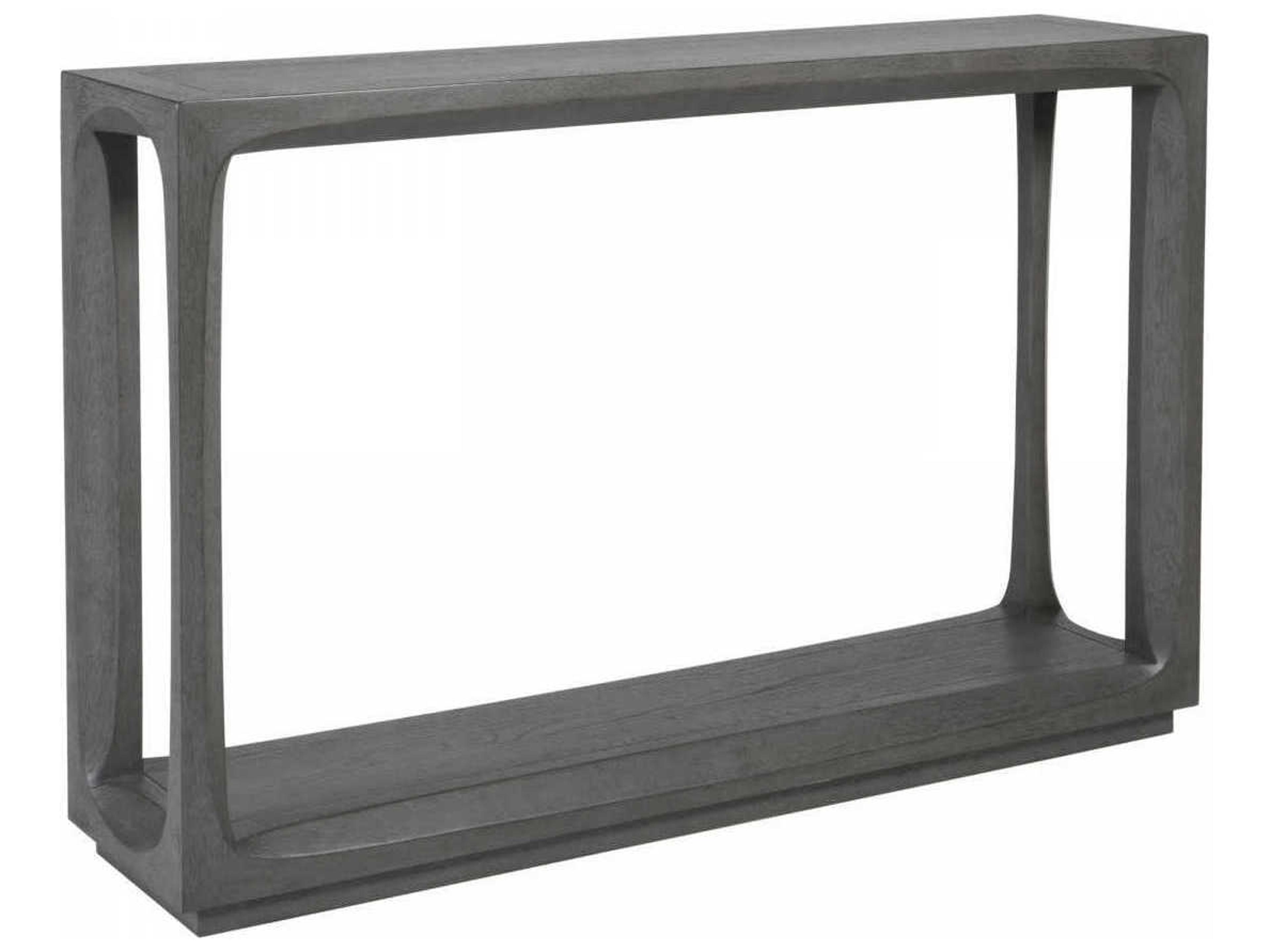 Appellation Rectangular Wood Gray Console Table