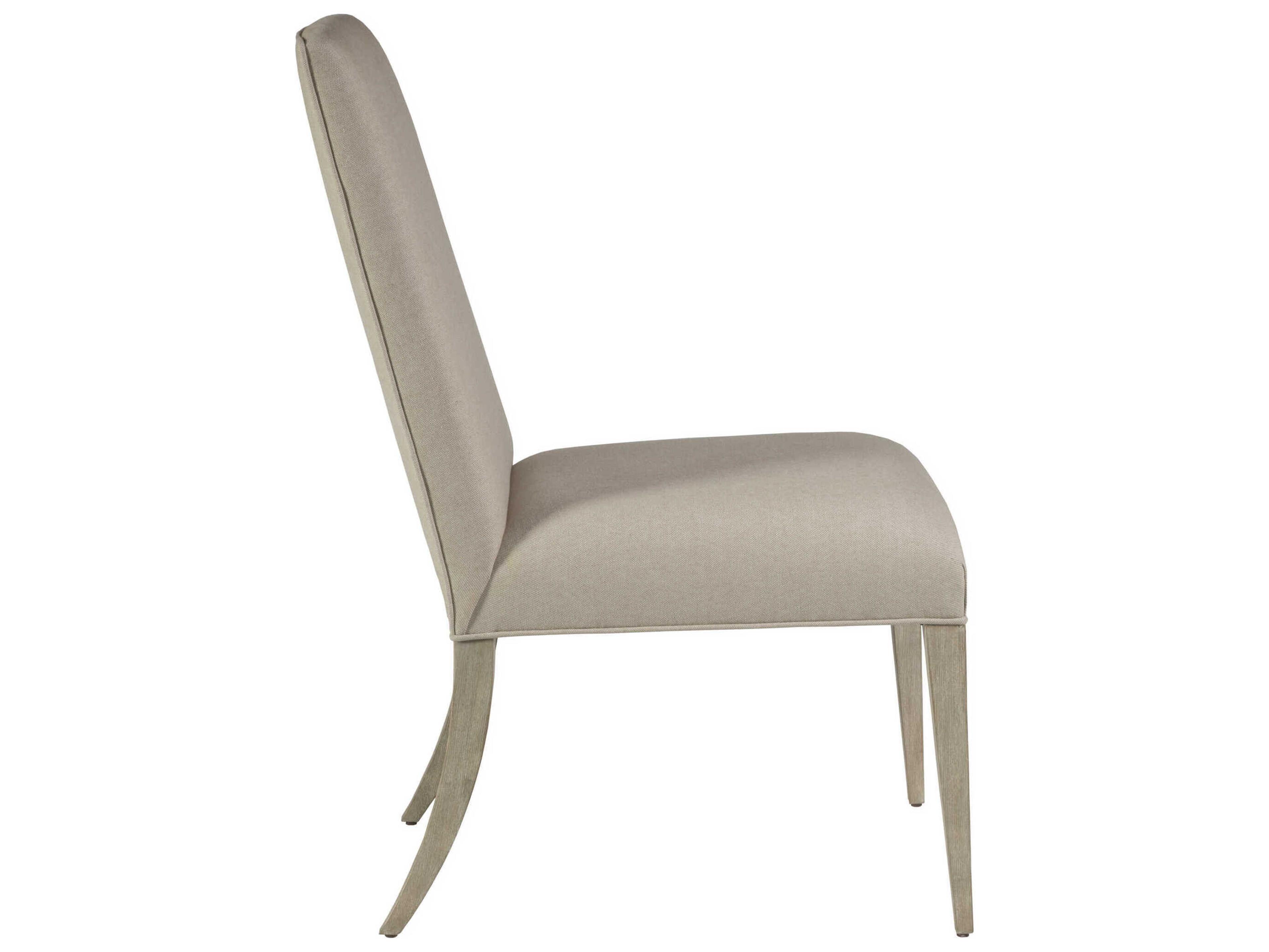 Artistica Madox Bianco Upholstered Armless Dining Chair