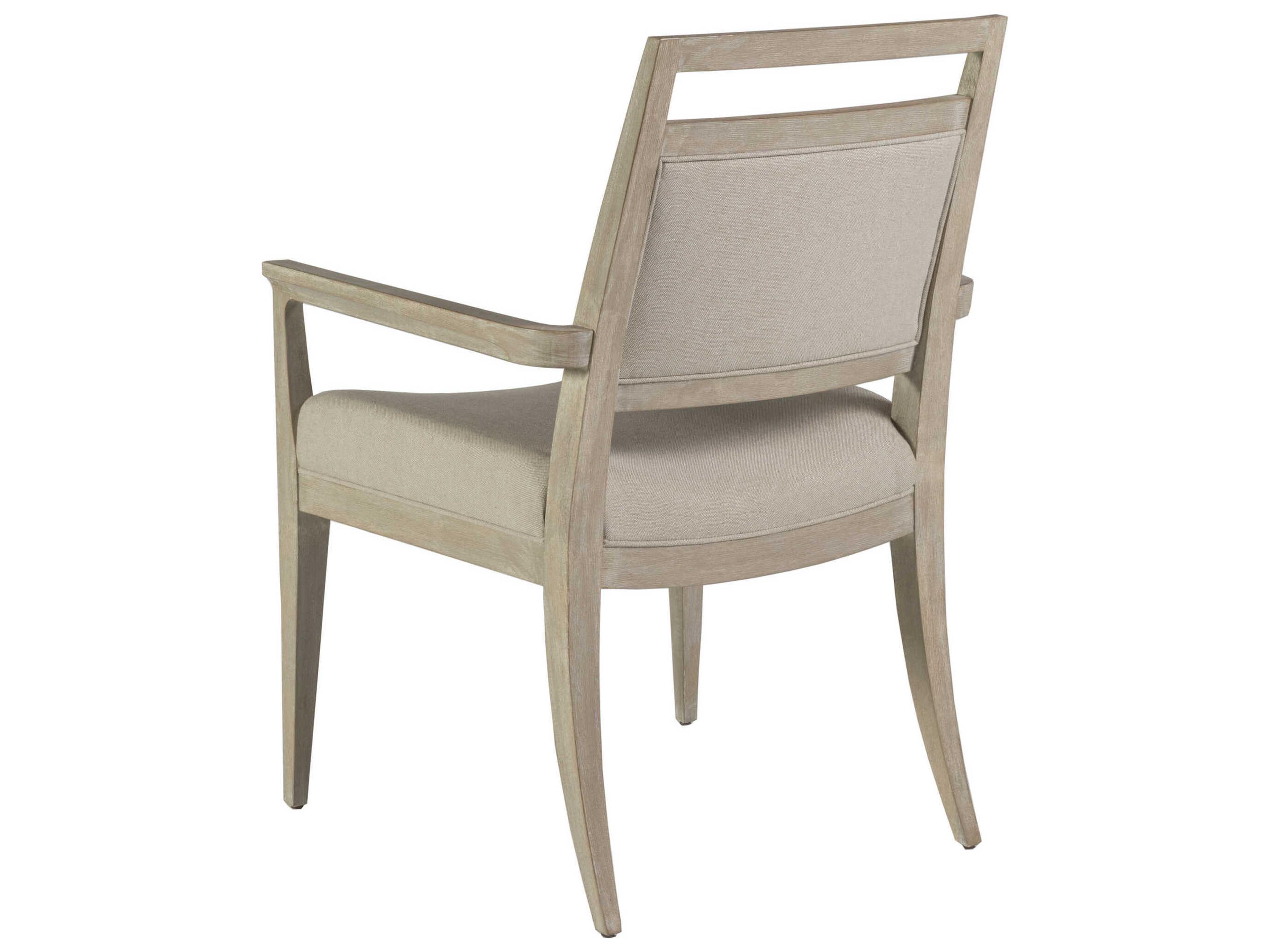 Artistica Nico Bianco Upholstered Arm Dining Chair
